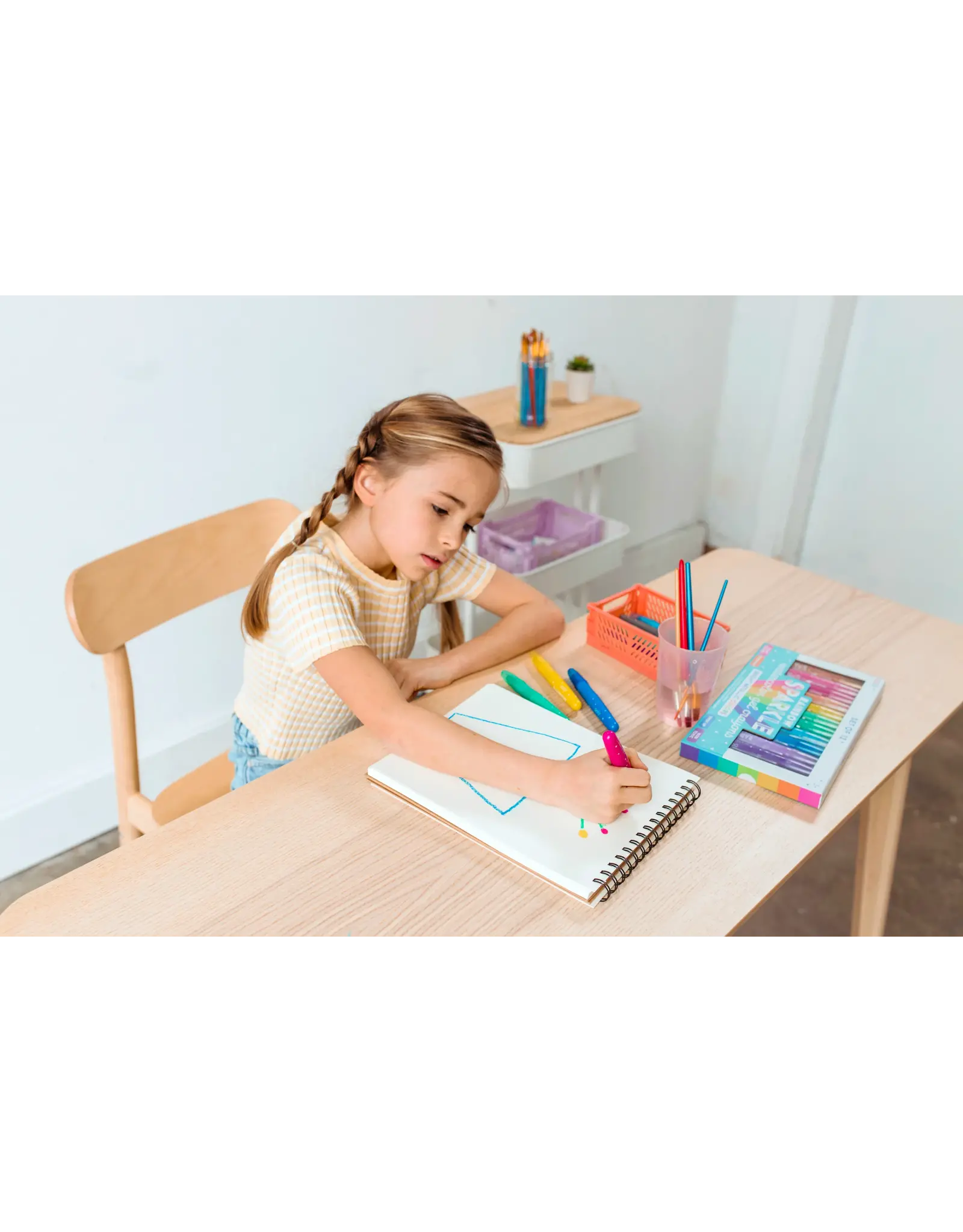 Ooly Rainbow Sparkle: Watercolor Gel Crayons (Set of 12)