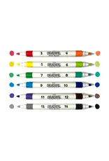 Ooly Colortopia: Paint Marker By Number Kit - Epic Adventures (8 PC Set)