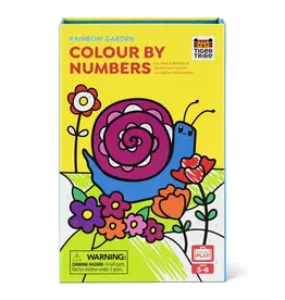 Colour by Numbers - Rainbow Garden