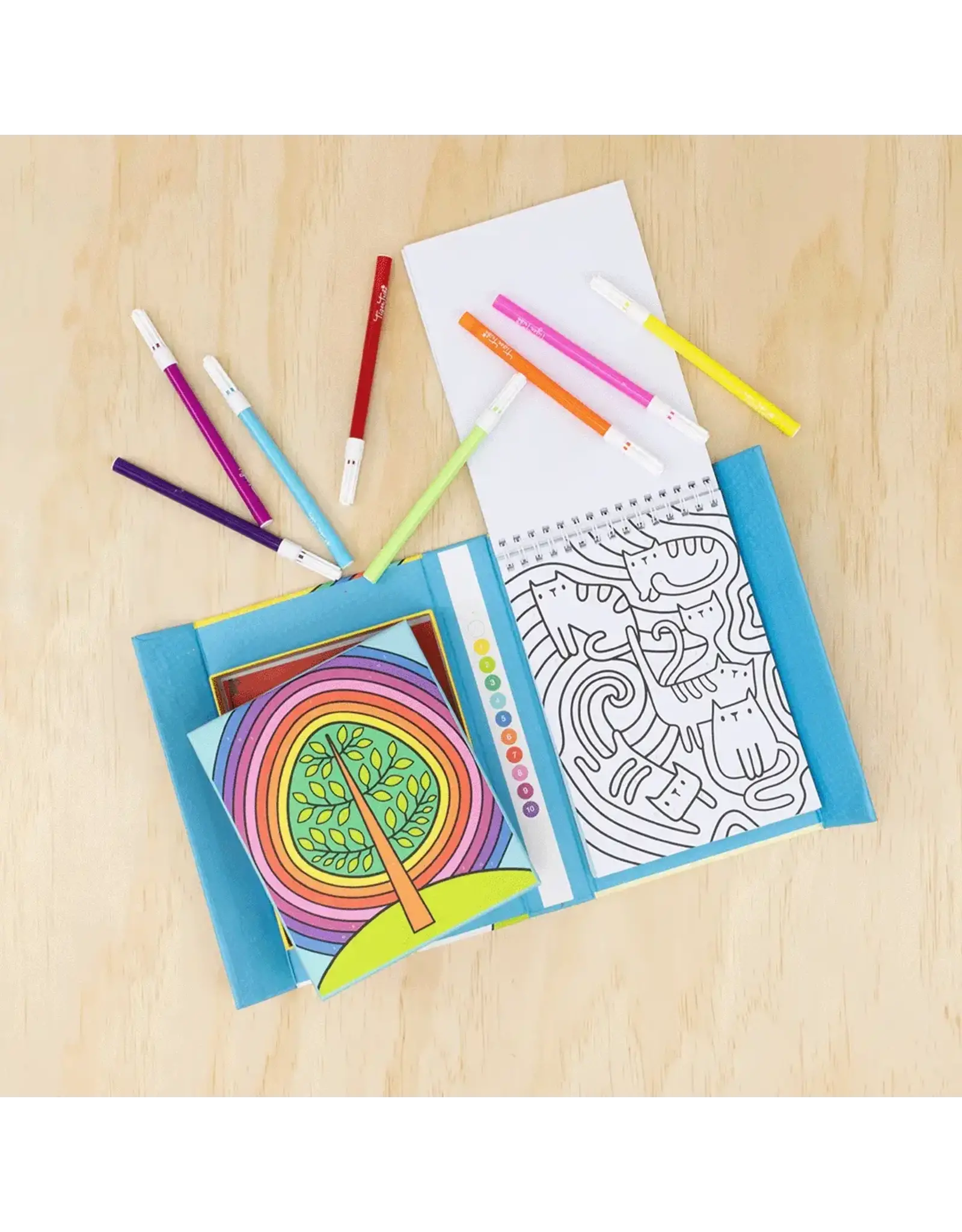 Colour by Numbers - Rainbow Garden