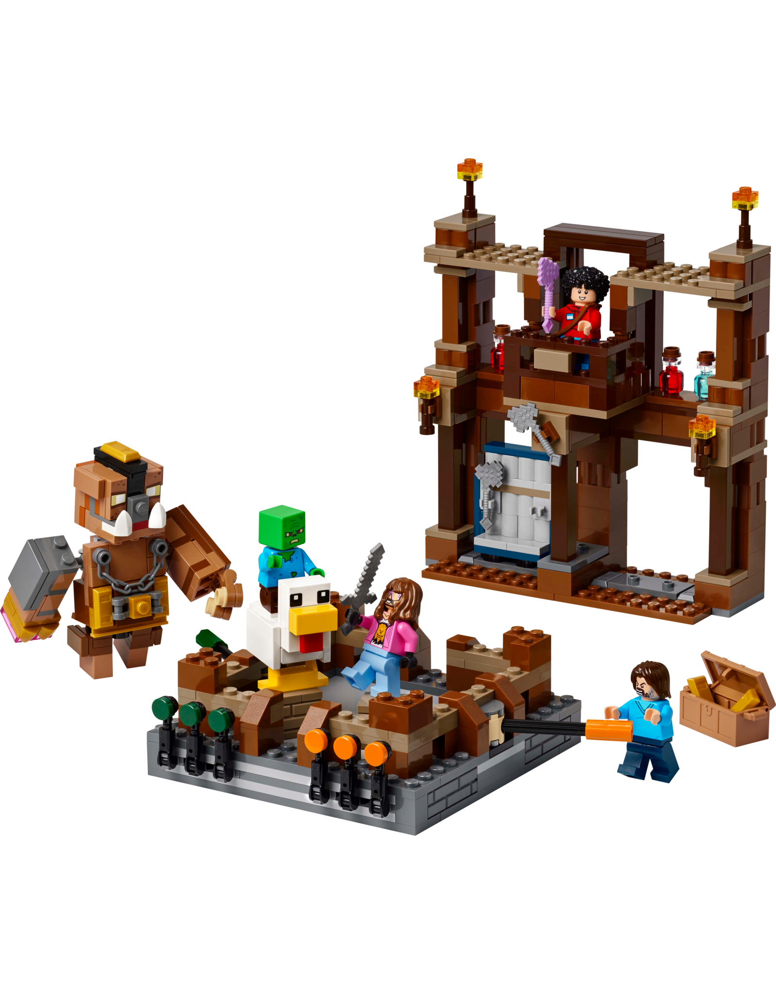 LEGO Minecraft 21272 Woodland Mansion Fighting Ring