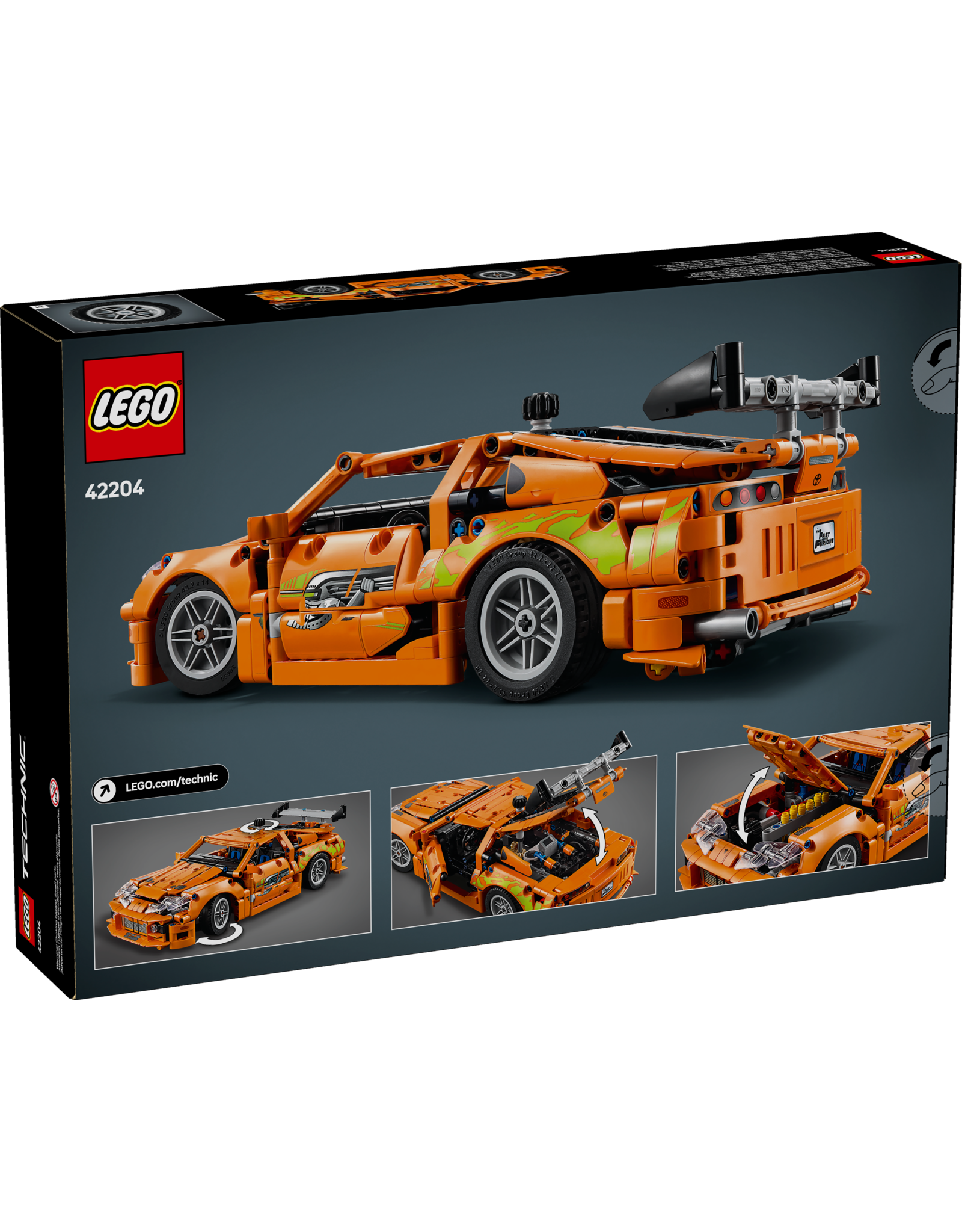 LEGO Technic 42204 Fast and Furious Toyota Supra MK4