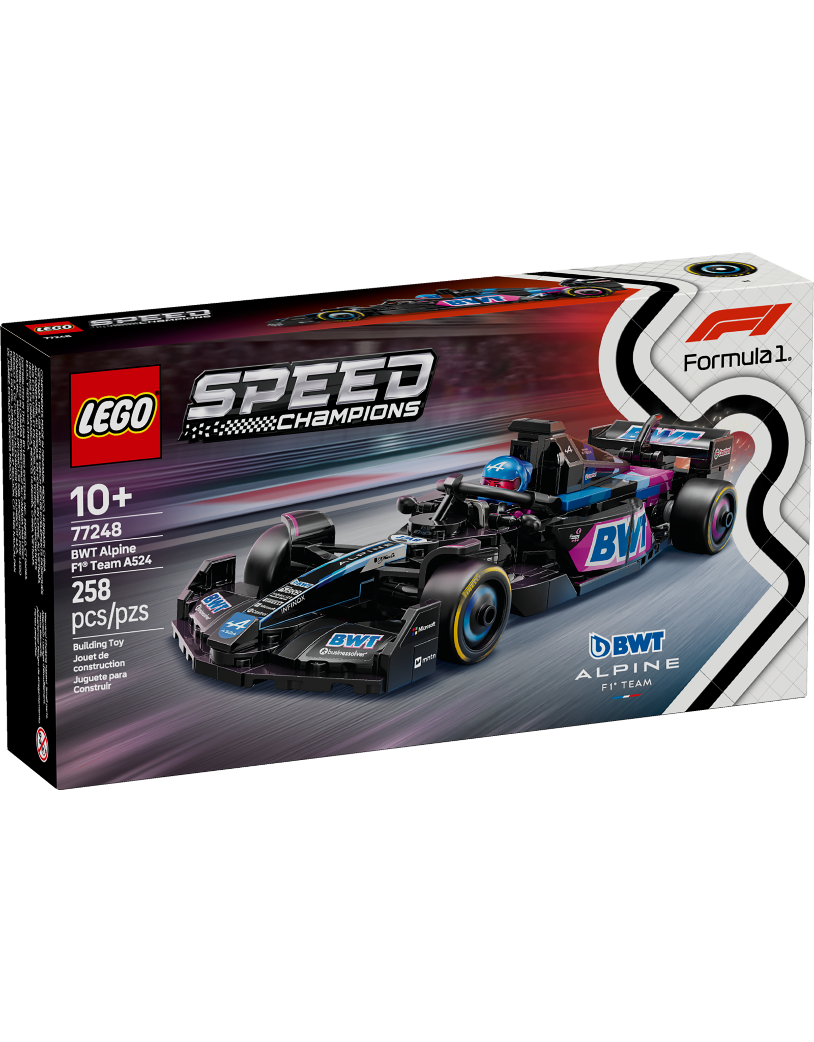 LEGO Speed Champions 77248 BWT Alpine F1® Team A524 Race Car