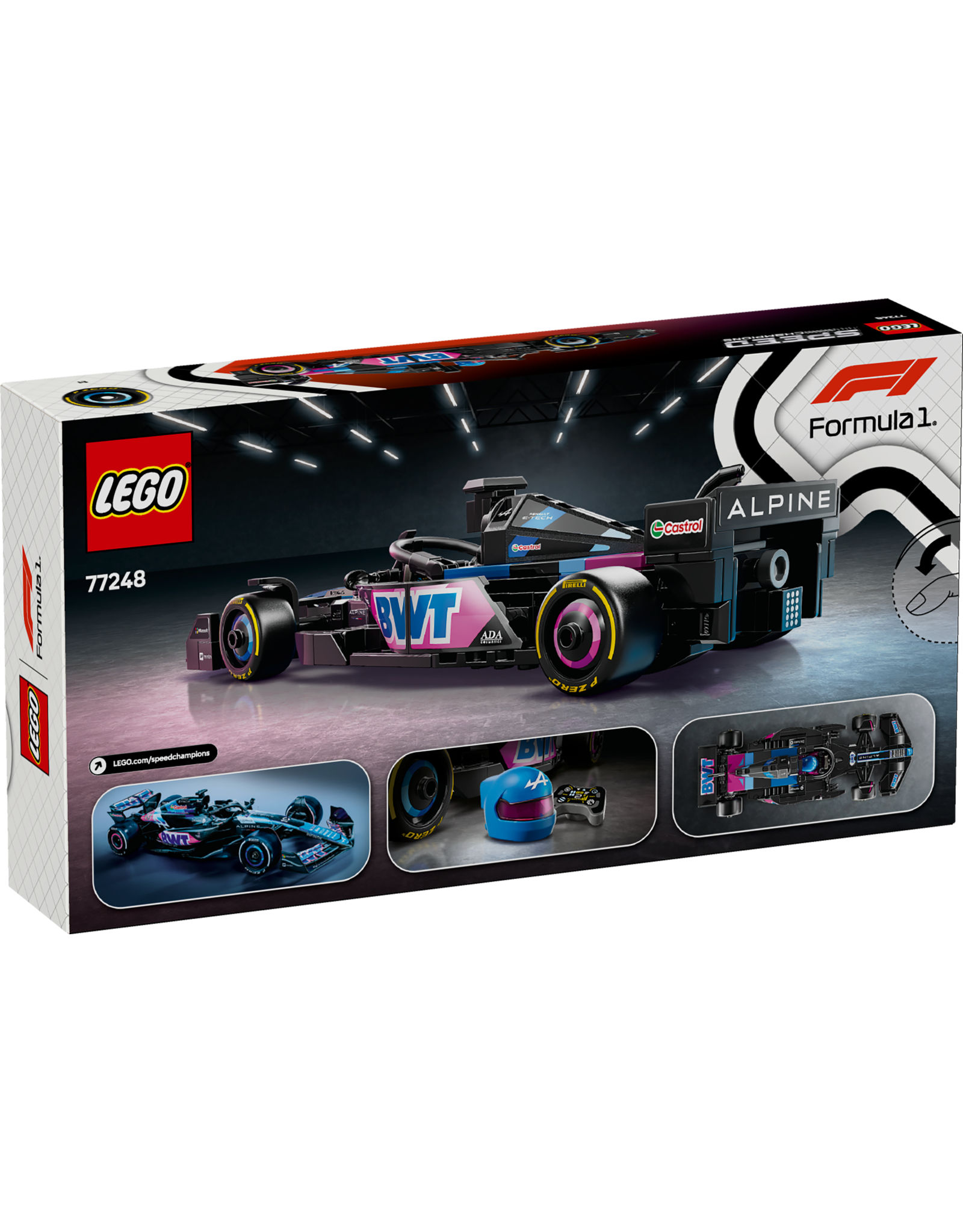 LEGO Speed Champions 77248 BWT Alpine F1® Team A524 Race Car