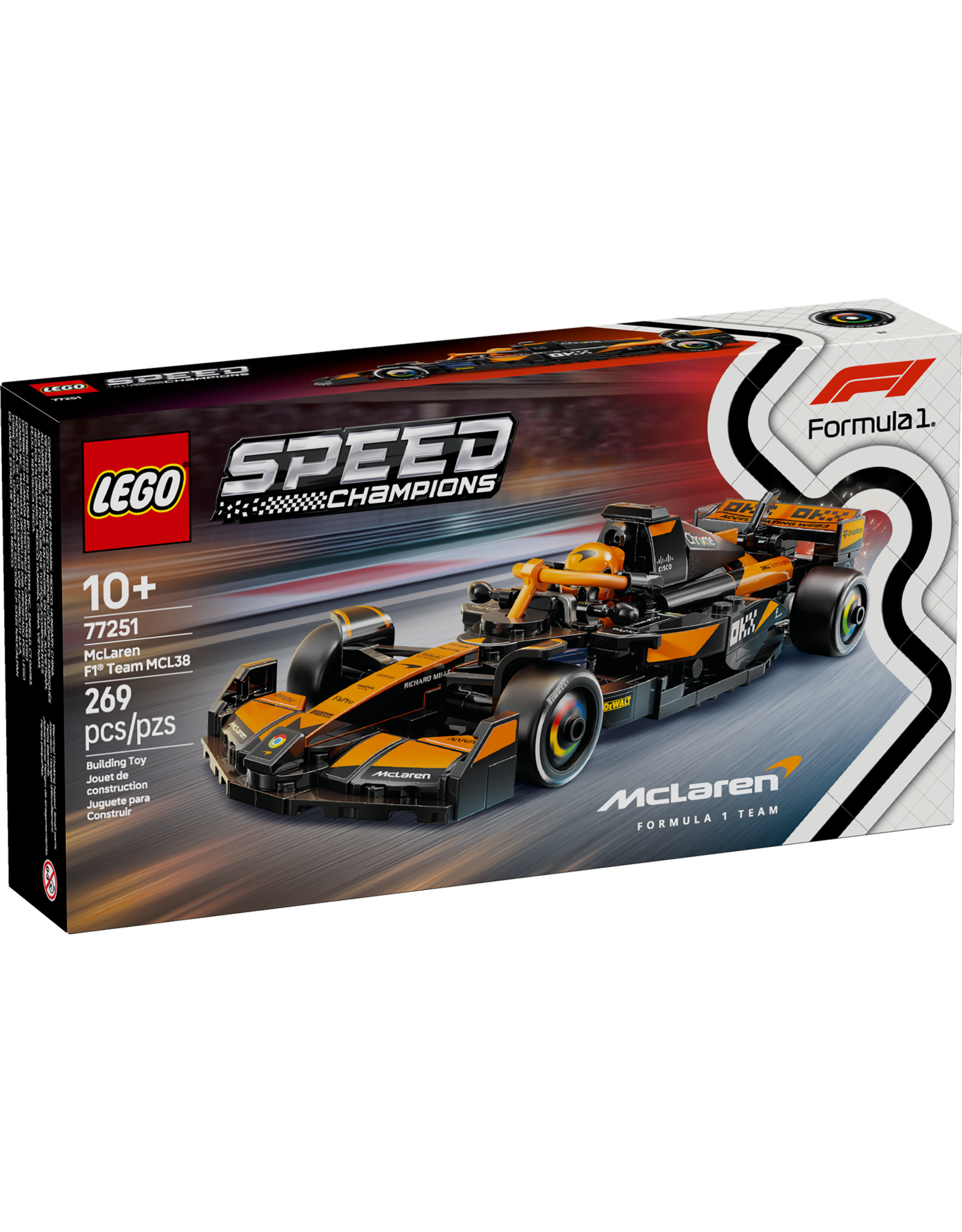 LEGO Speed Champions  77251 McLaren F1® Team MCL38 Race Car