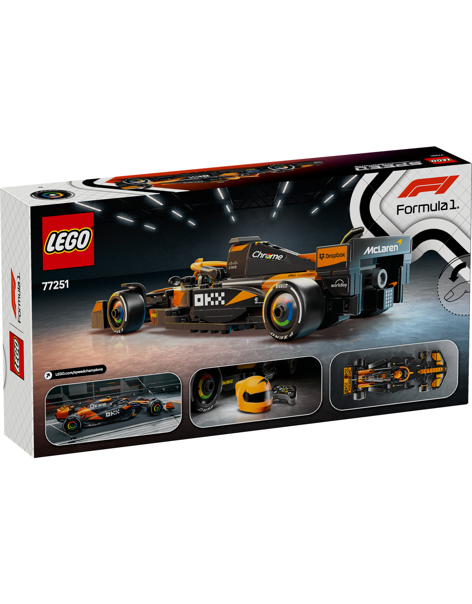 LEGO Speed Champions  77251 McLaren F1® Team MCL38 Race Car