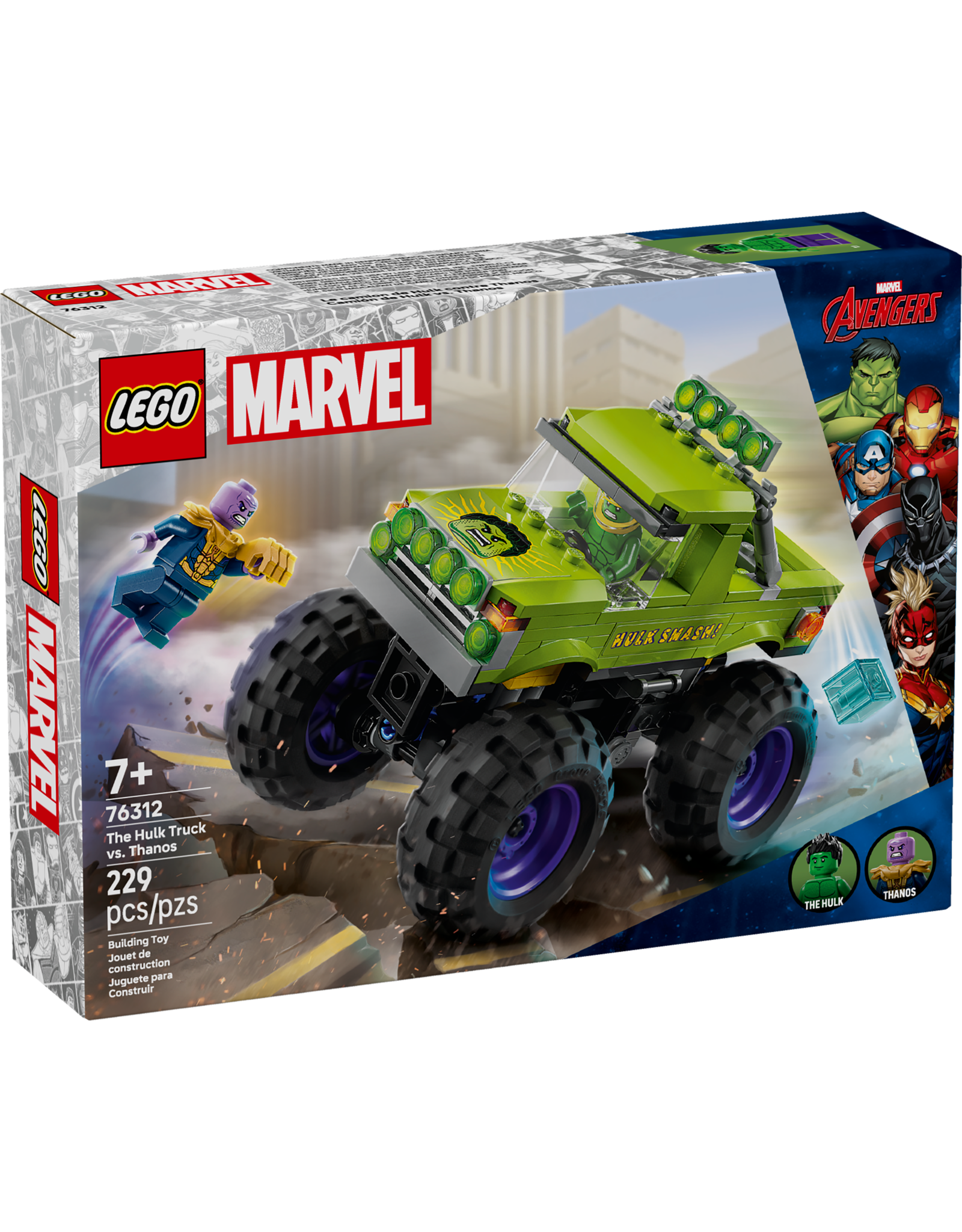 LEGO Super Heroes 76312 The Hulk Truck vs. Thanos