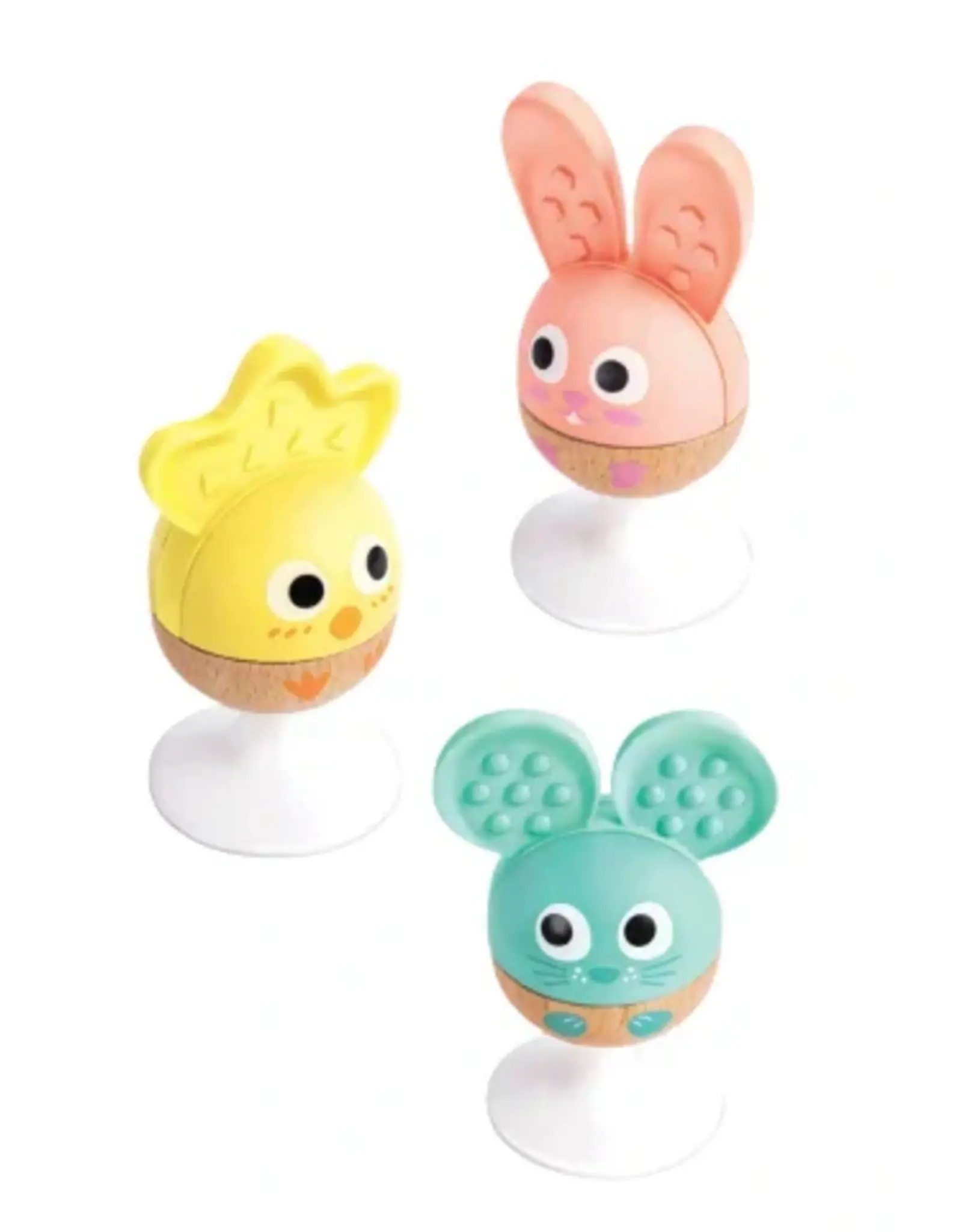 Hape Cheery Critter Rattle Trio