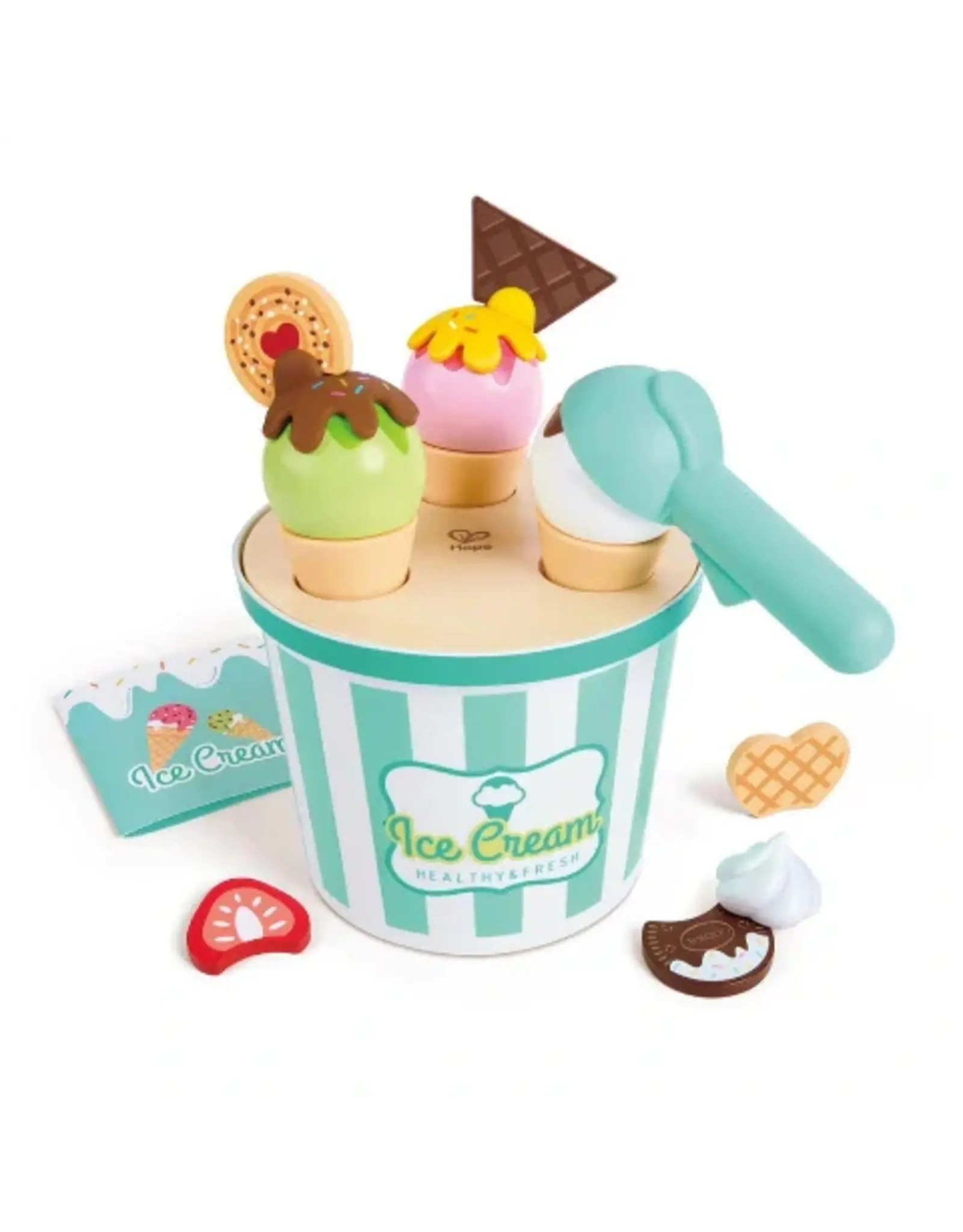 Hape Pretend Scoop & Serve Ice Cream Set