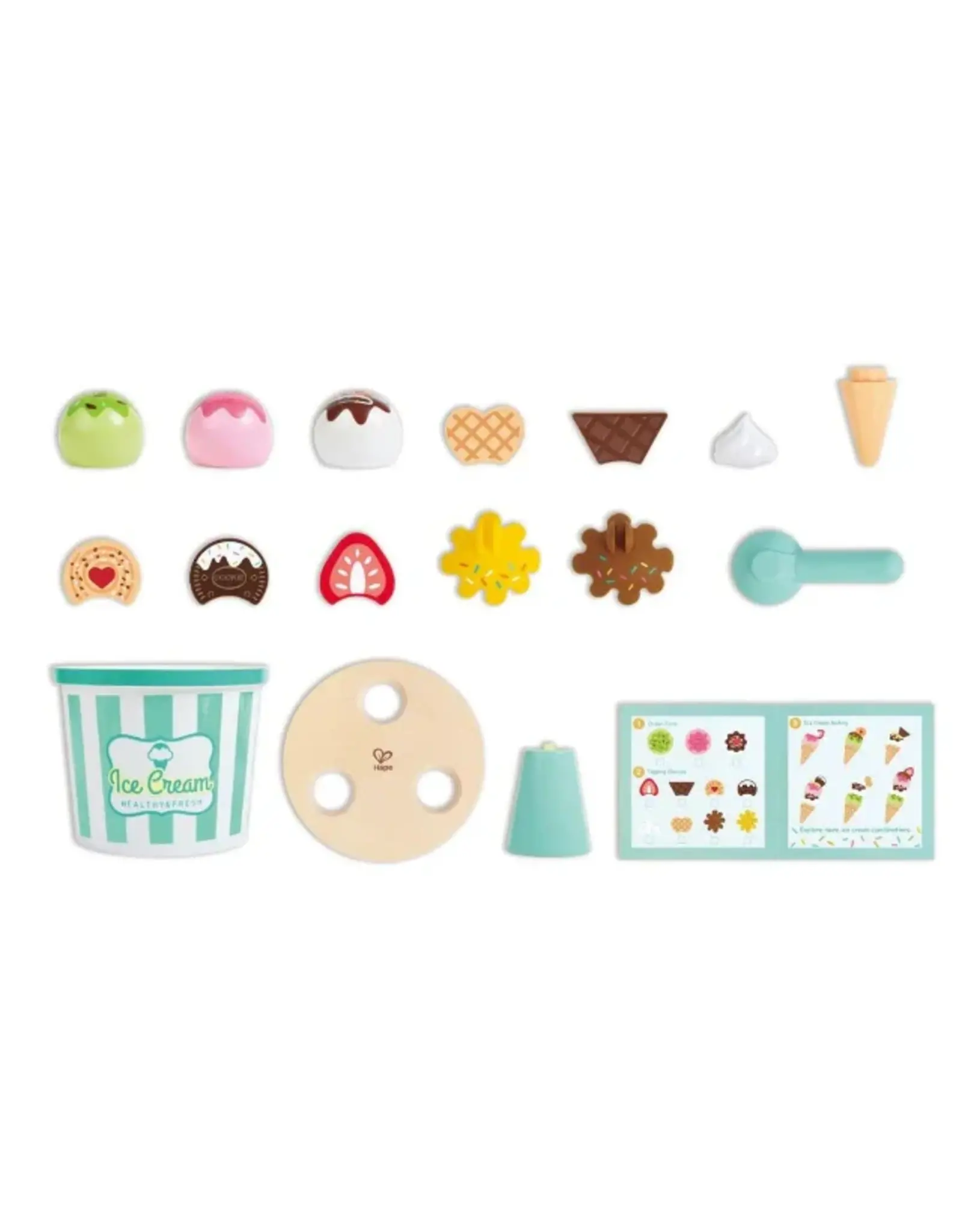 Hape Pretend Scoop & Serve Ice Cream Set