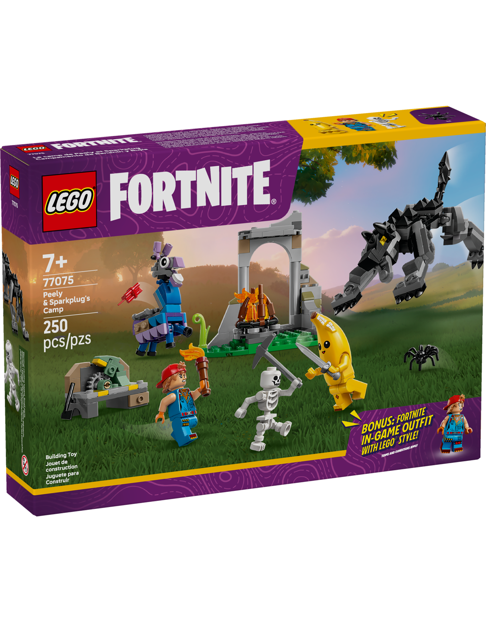 LEGO Fortnite 77075 Peely & Sparkplug's Camp