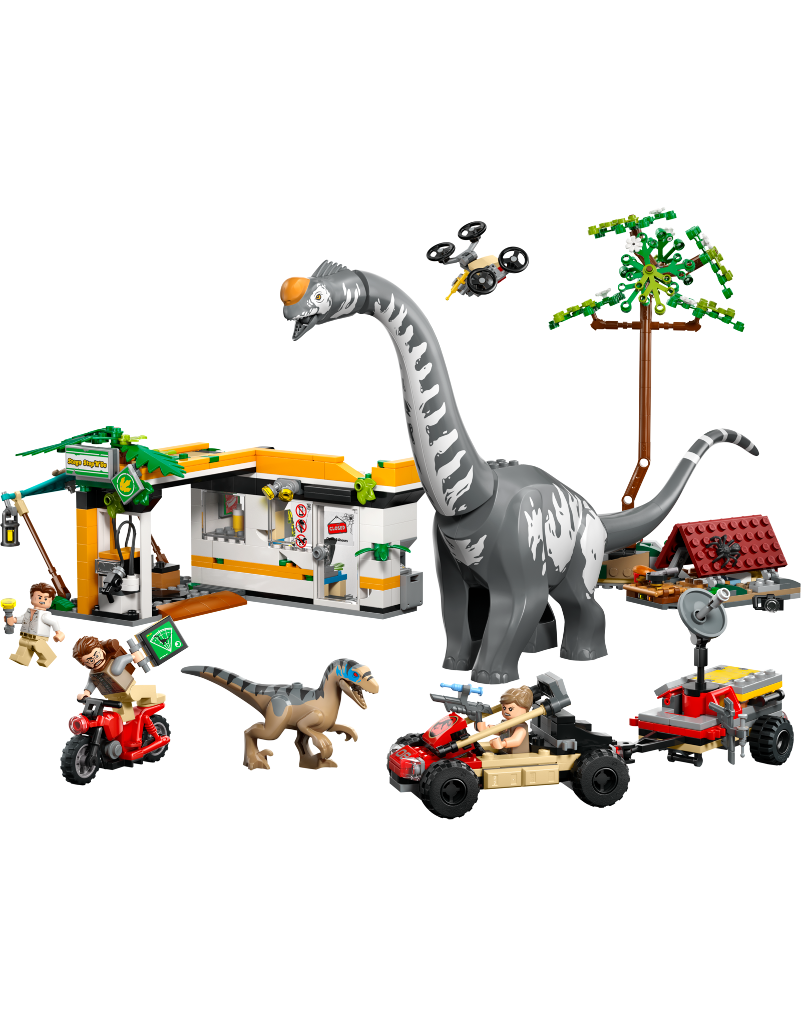 LEGO Jurassic World Raptor & Titanosaurus Tracking Mission