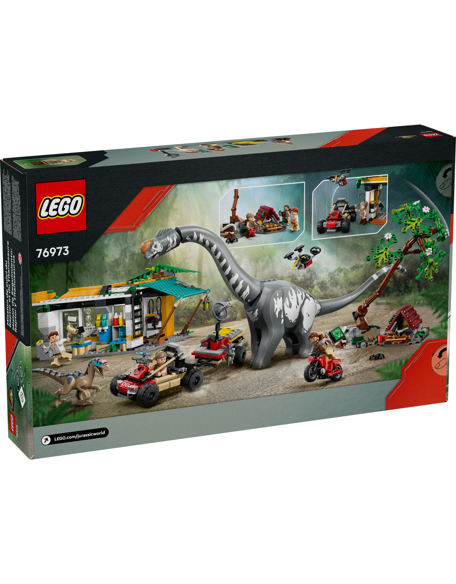 LEGO Jurassic World Raptor & Titanosaurus Tracking Mission