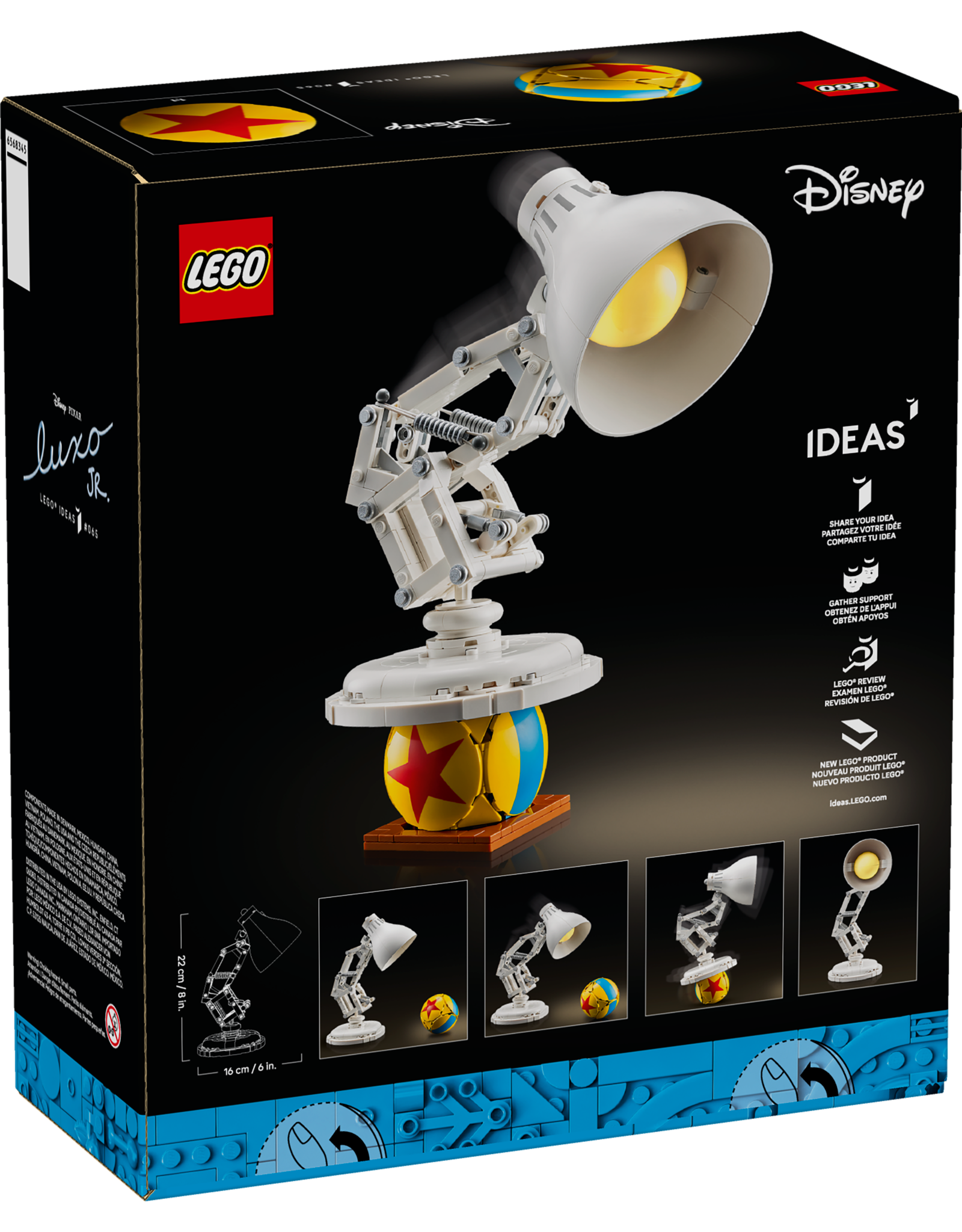 LEGO LEGO Ideas Disney Pixar Luxo Jr.