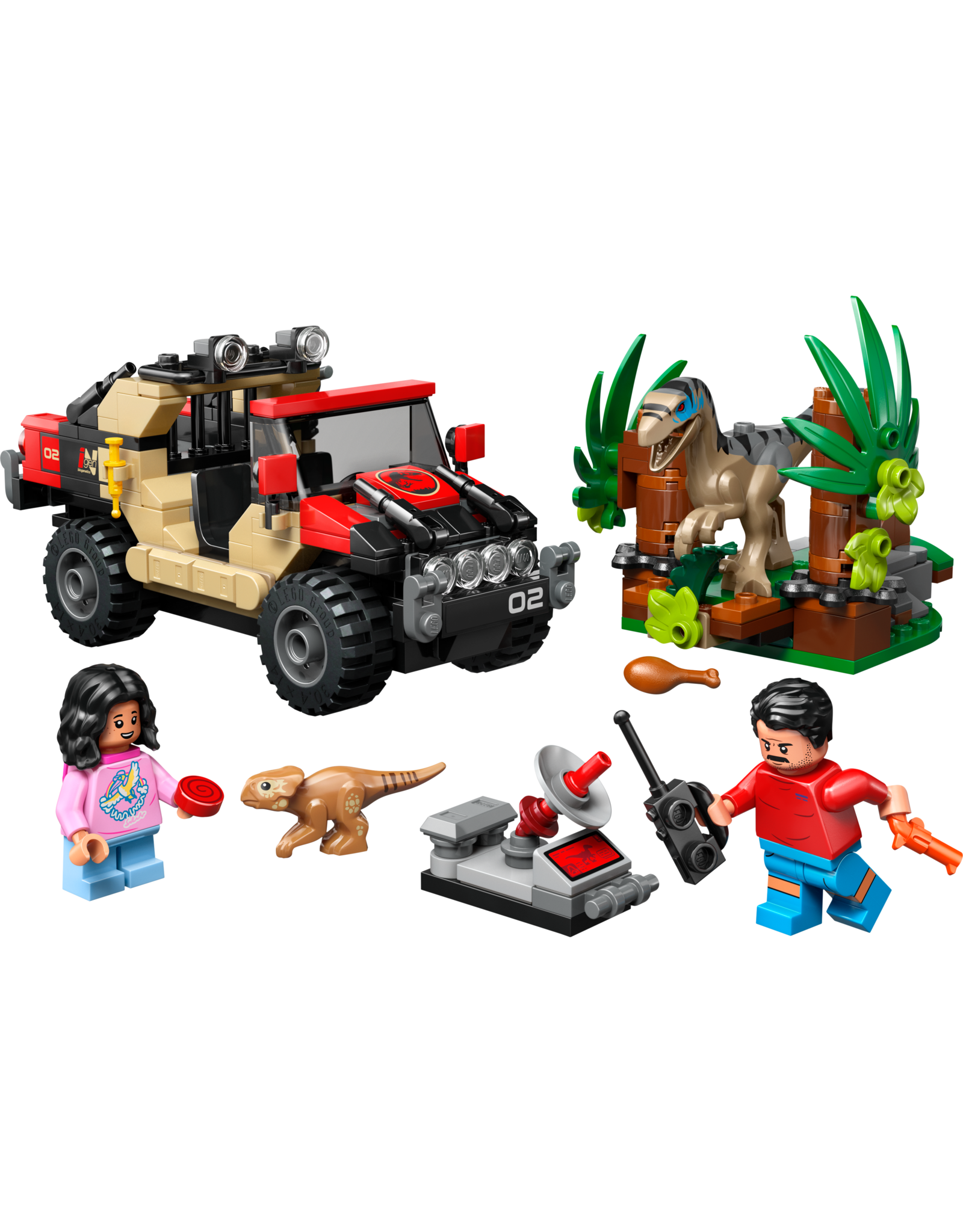 LEGO Jurassic World 76972 Raptor Off-Road Escape
