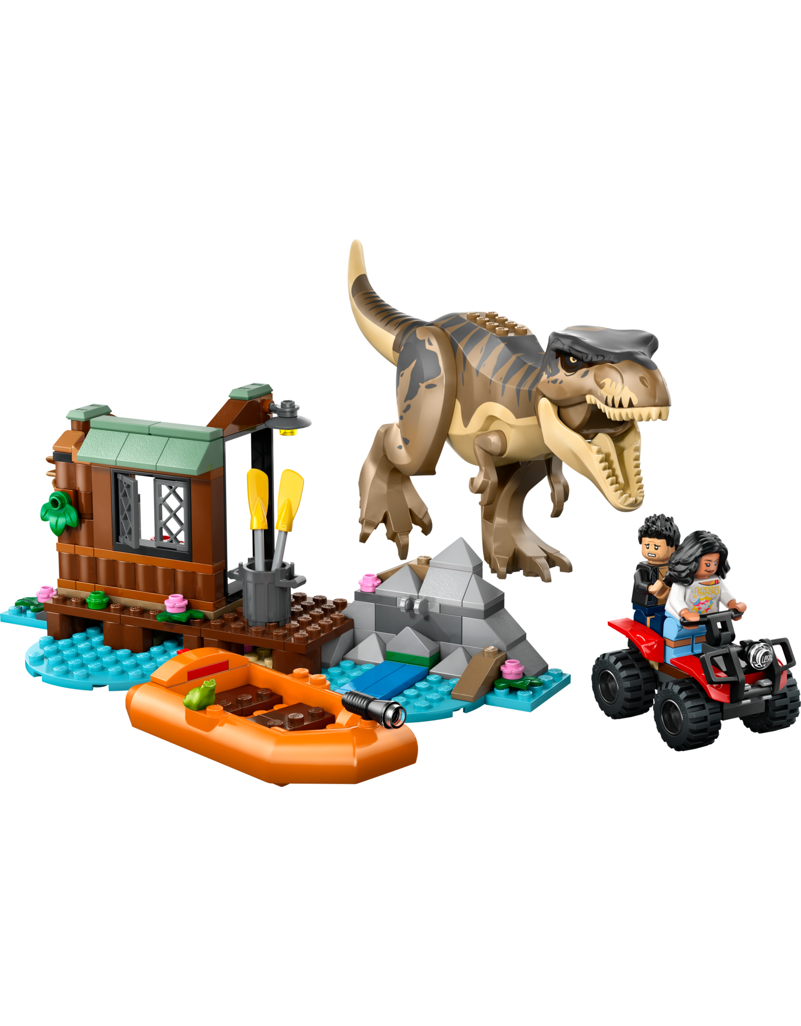 LEGO Jurassic World T. rex River Escape