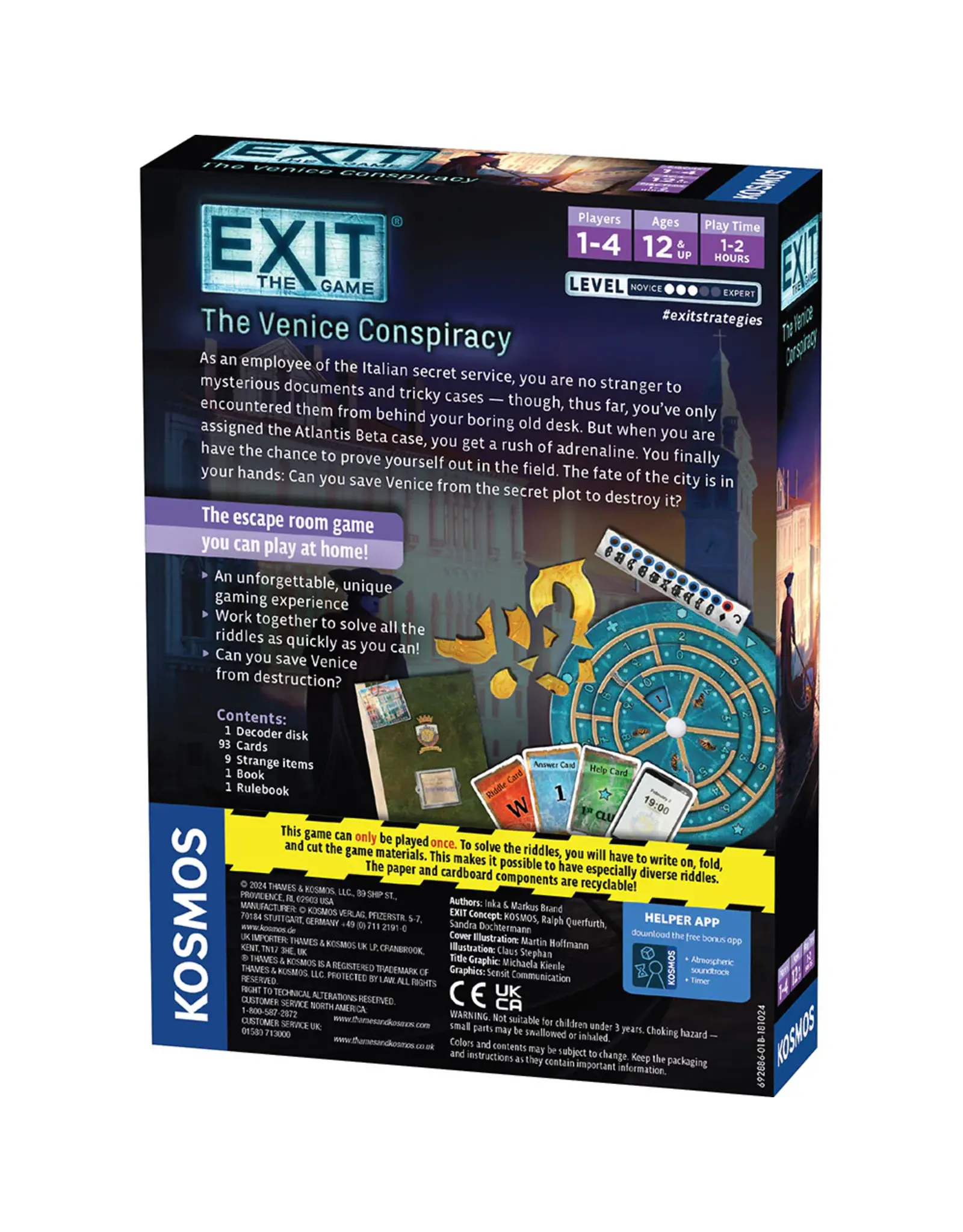 Thames & Kosmos EXIT: The Game - The Venice Conspiracy