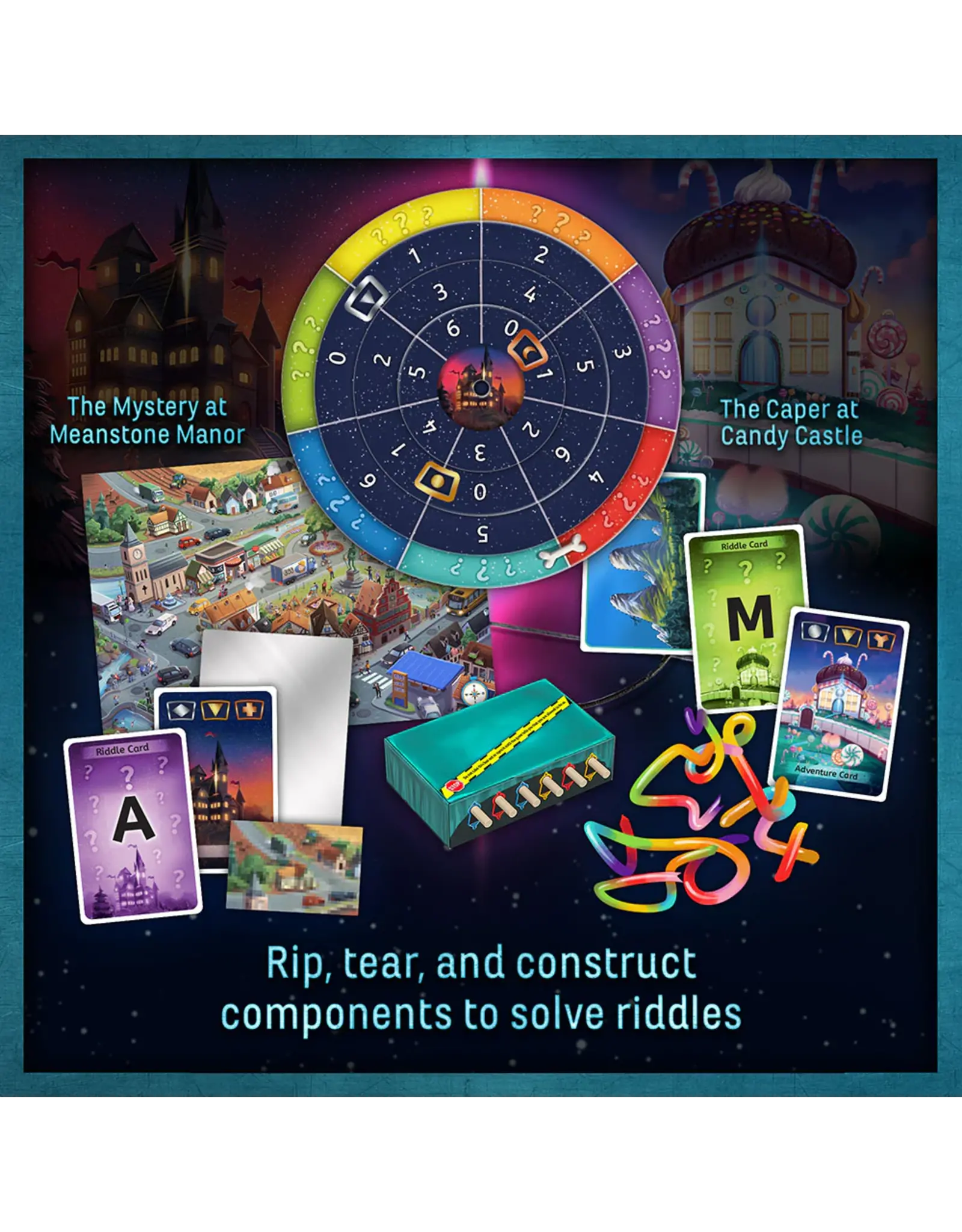 Thames & Kosmos Exit The Game: Family - 2 escape adventures; The Mystery at Meanstone Mnor & The caper at candy castle