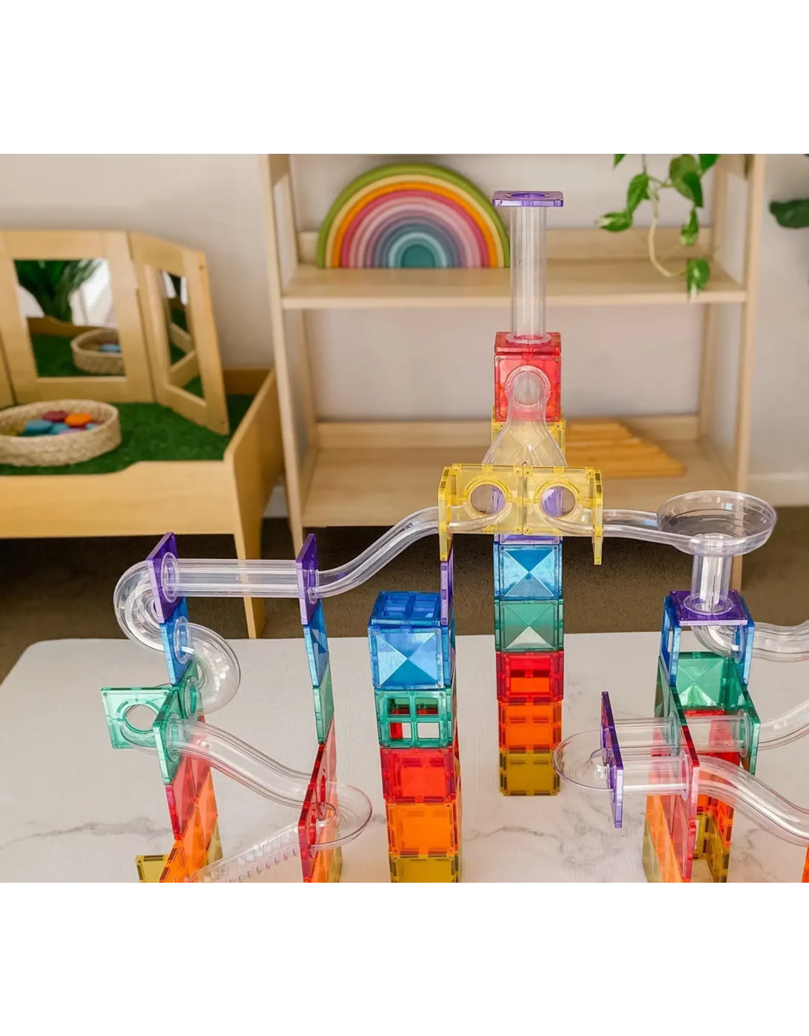 Connetix Rainbow Ball Run Pack 92 pc