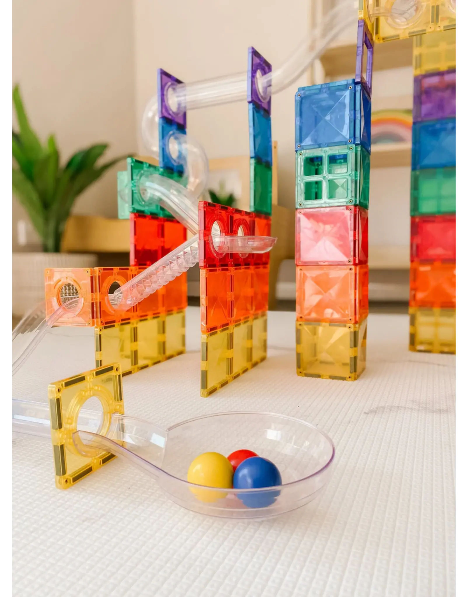 Connetix Rainbow Ball Run Pack 92 pc