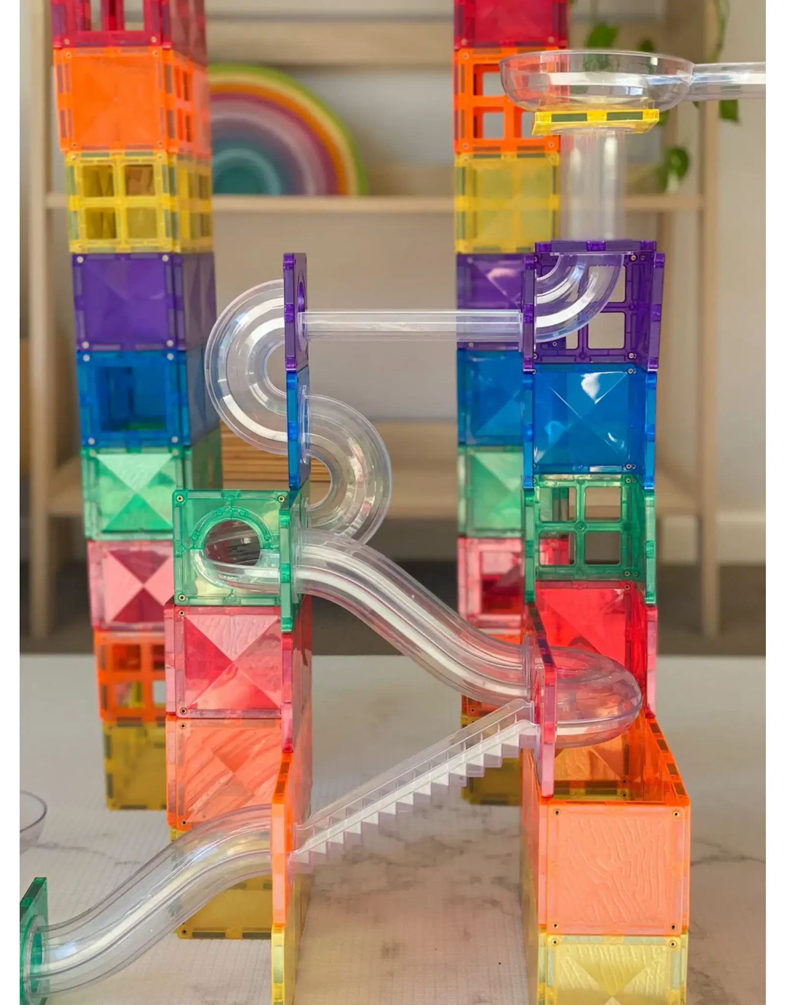 Connetix Rainbow Ball Run Pack 92 pc