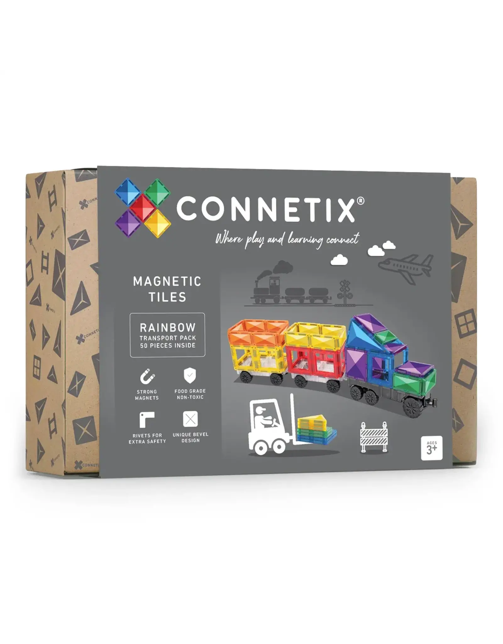 Connetix Rainbow Transport Pack 50 pc