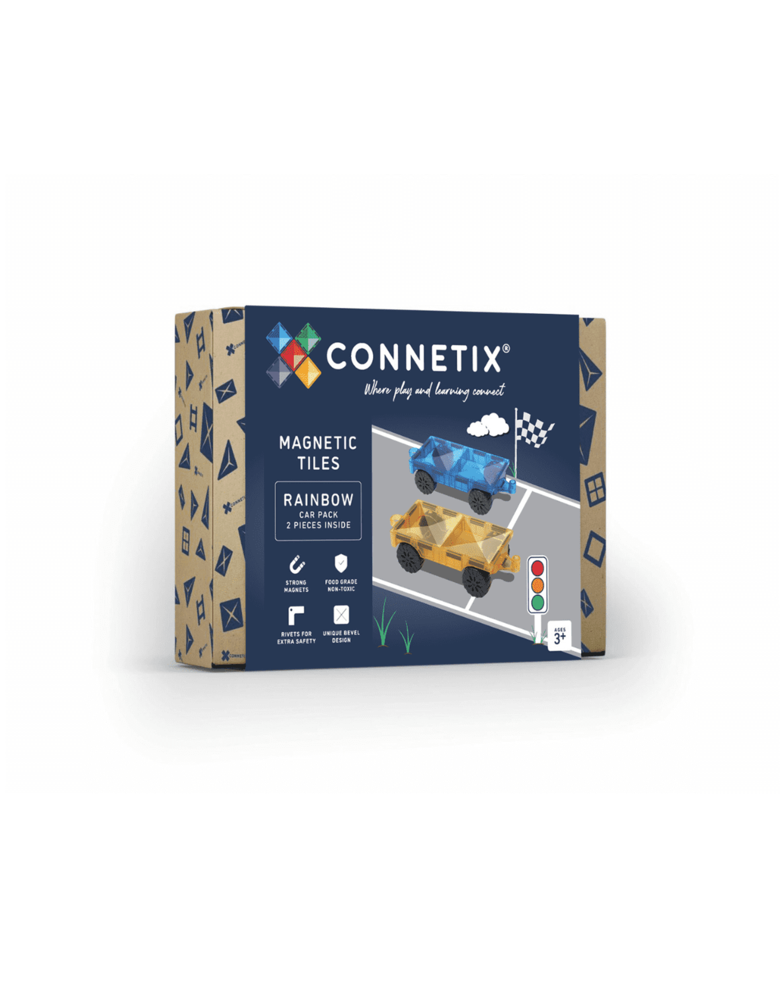 Connetix Rainbow Car Pack 2 pc
