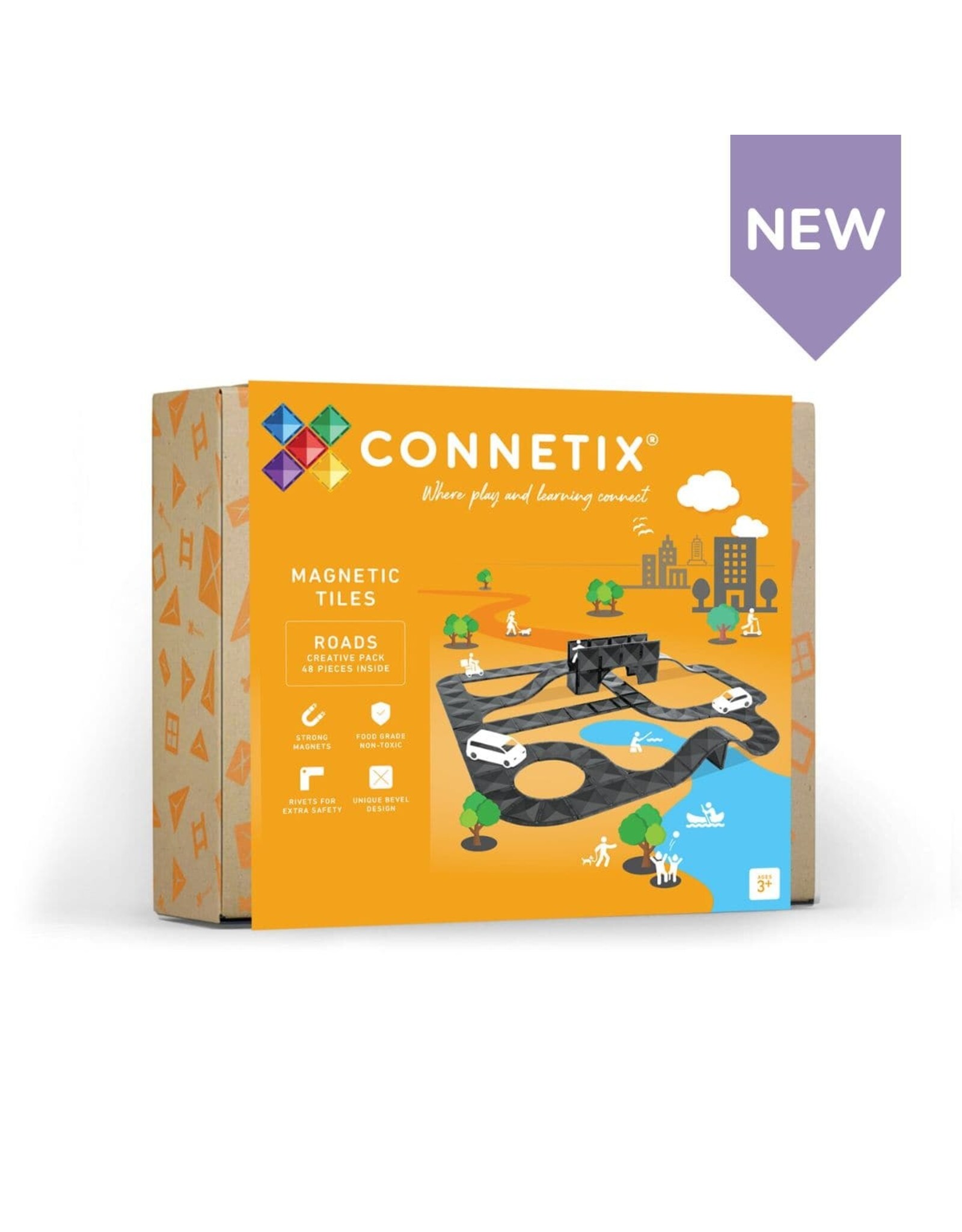 Connetix Creative Roads Pack 48 pc