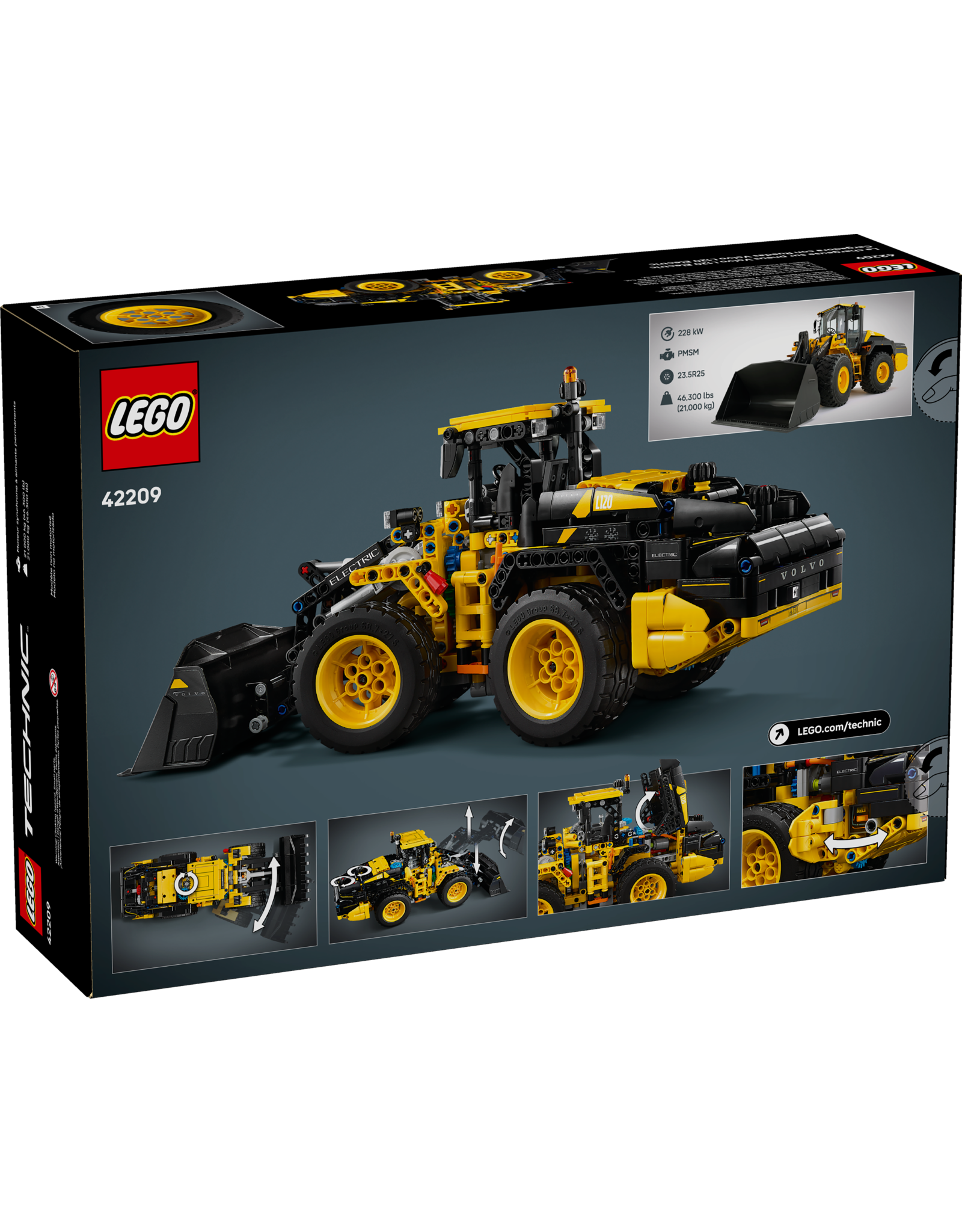 LEGO Technic 42209 Volvo L120 Electric Wheel Loader