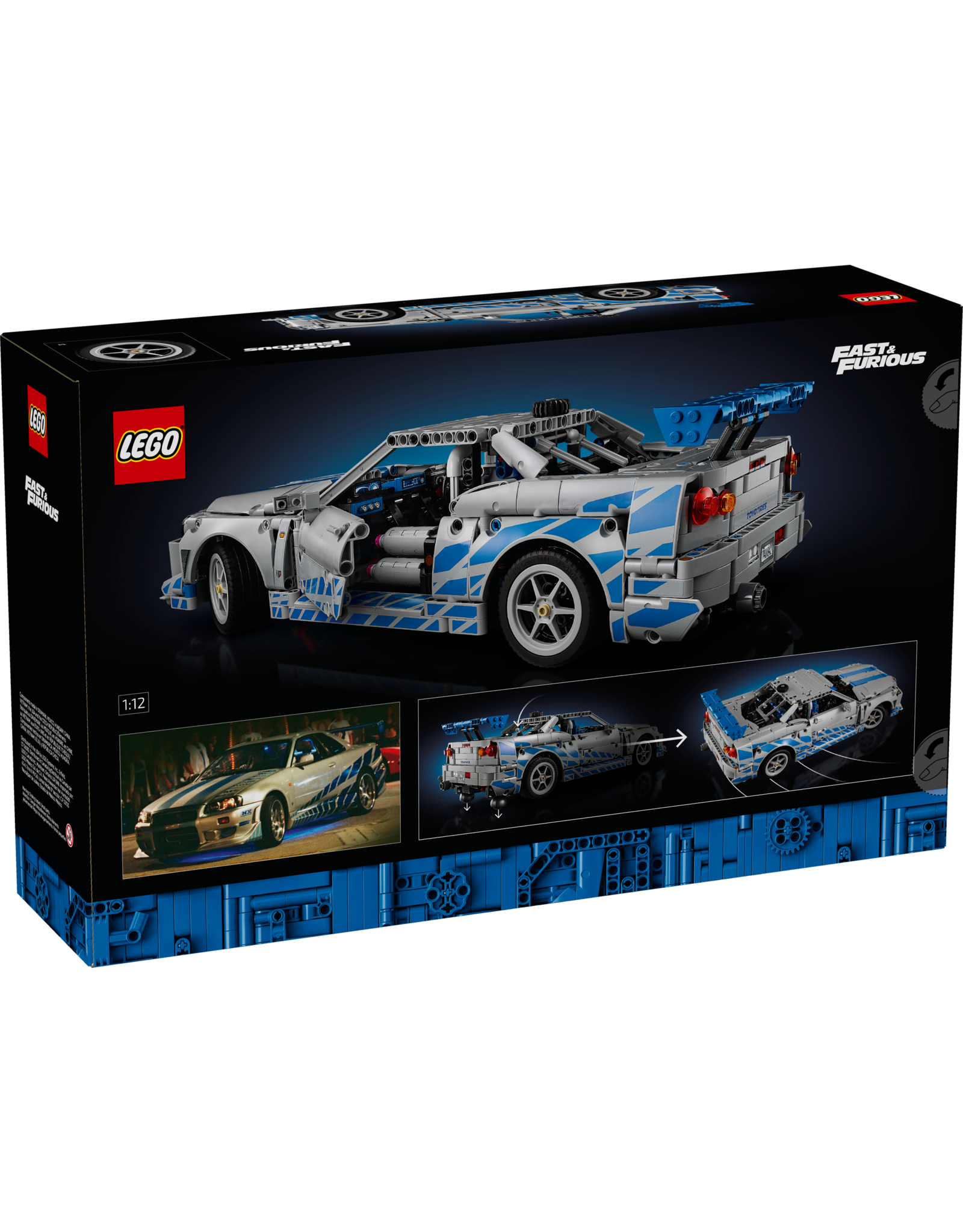 LEGO Technic 42210 2 Fast 2 Furious Nissan Skyline GT-R (R34) Car