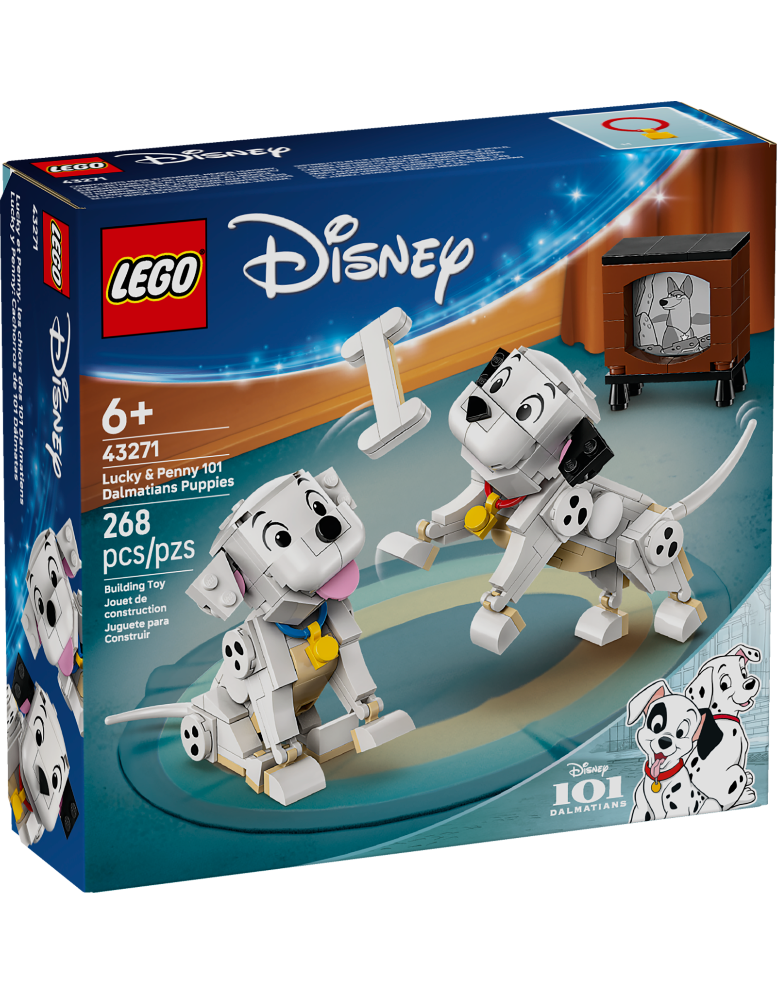 LEGO Disney Classic 43271 Lucky & Penny 101 Dalmatians Puppies