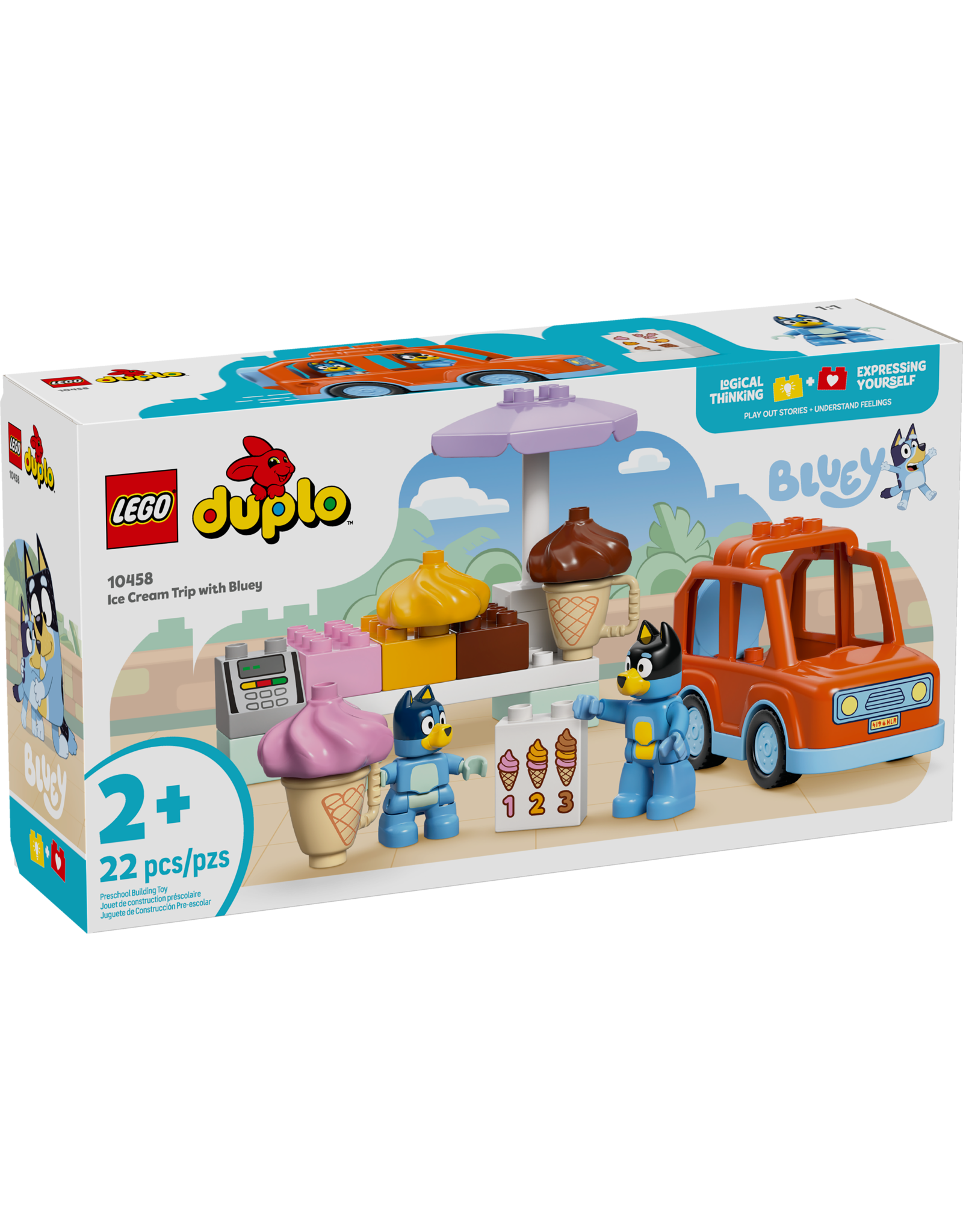 LEGO Duplo 10458 Ice Cream Trip with Bluey