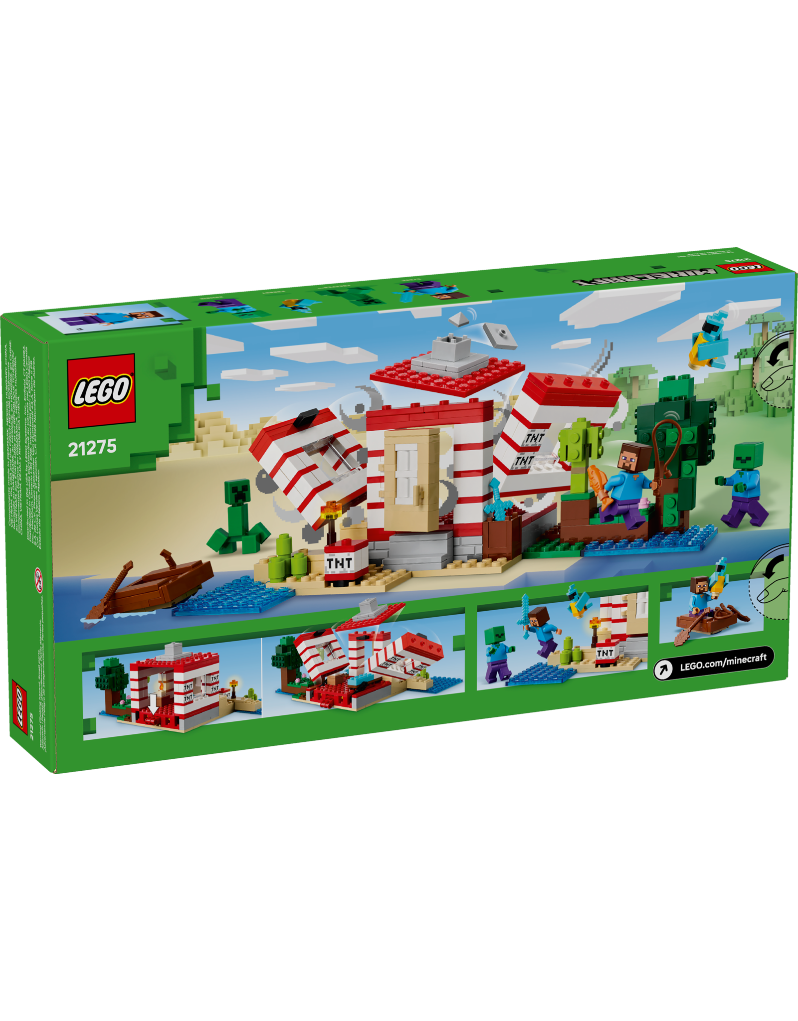 LEGO Minecraft 21275 The TNT Jungle House