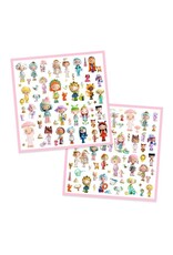 Djeco The Little World of Tinyly Metallic Stickers