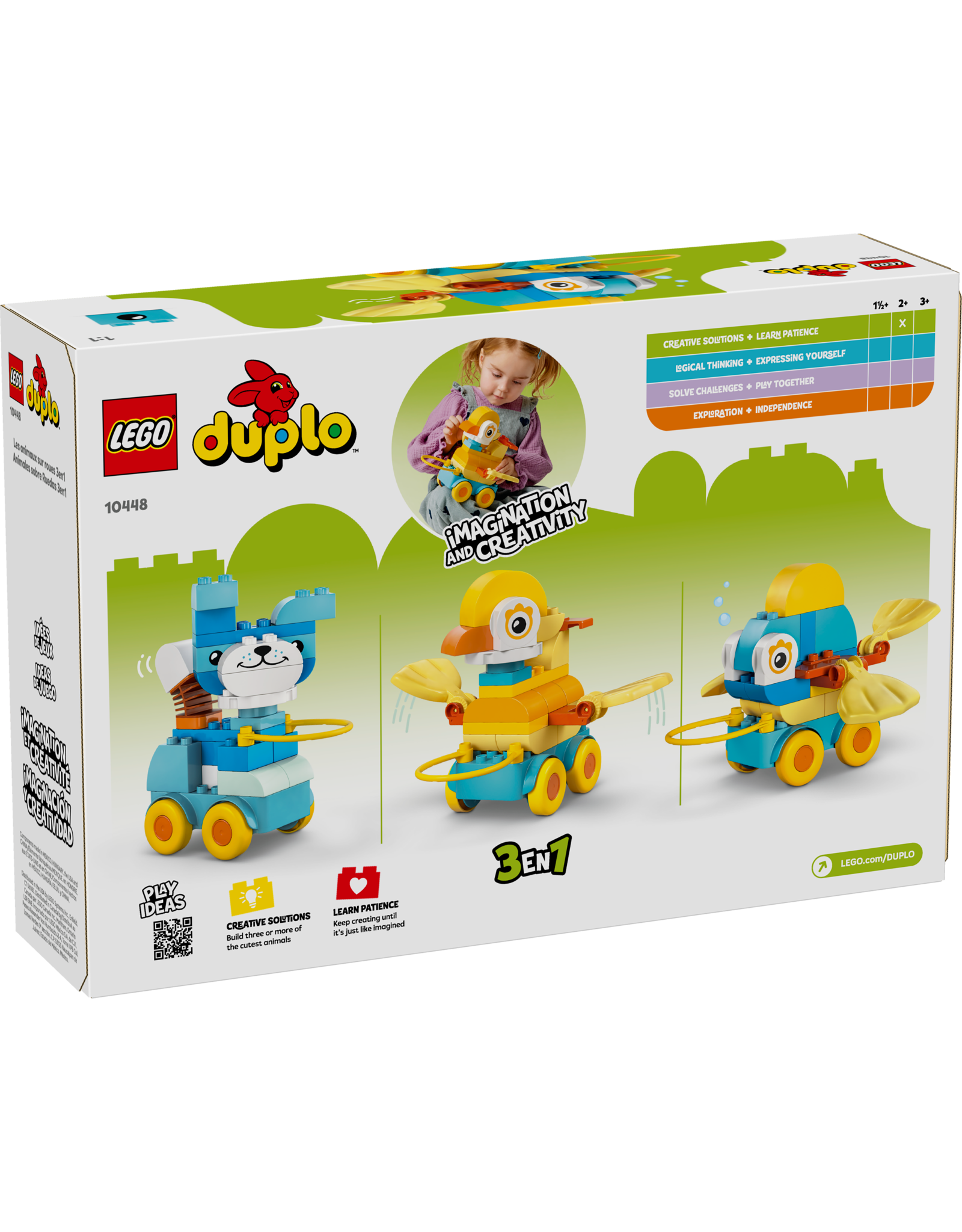 LEGO Duplo 10448 3in1 Animals on Wheels