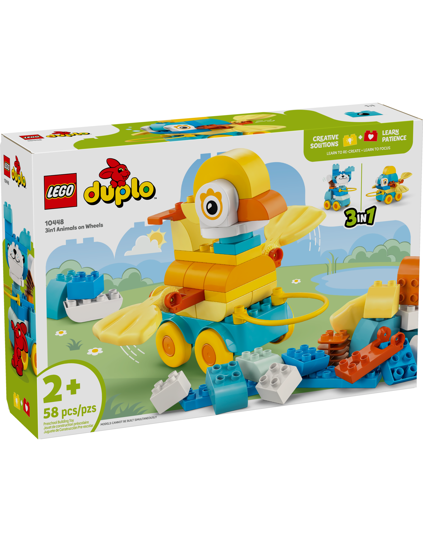 LEGO Duplo 10448 3in1 Animals on Wheels