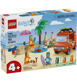 LEGO Bluey 11202 Bluey's Beach & Family Car Trip