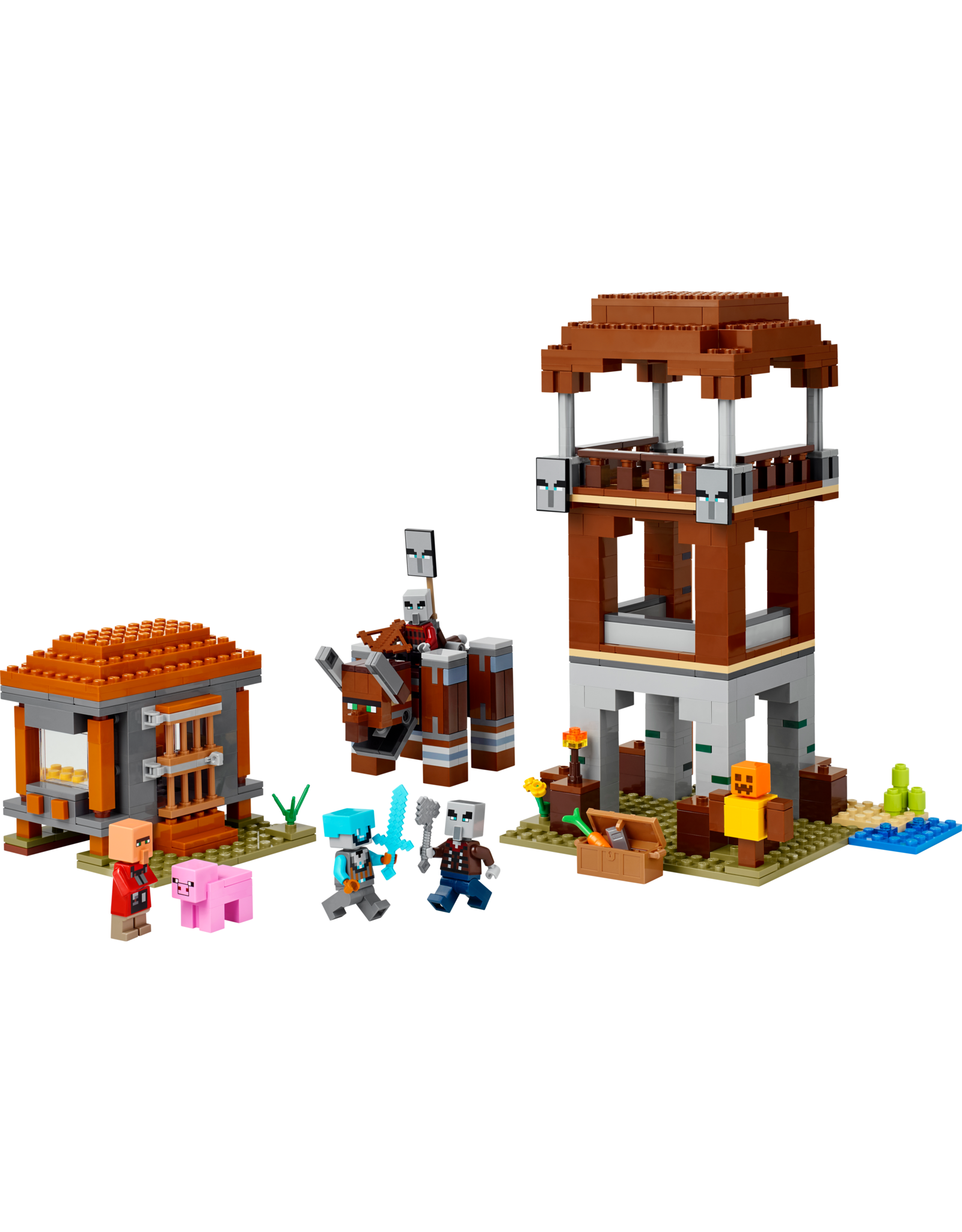 LEGO Minecraft 21278 The Pillager Outpost and Ravager