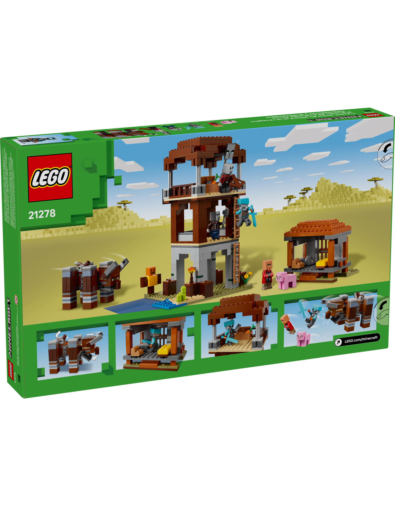 LEGO Minecraft 21278 The Pillager Outpost and Ravager
