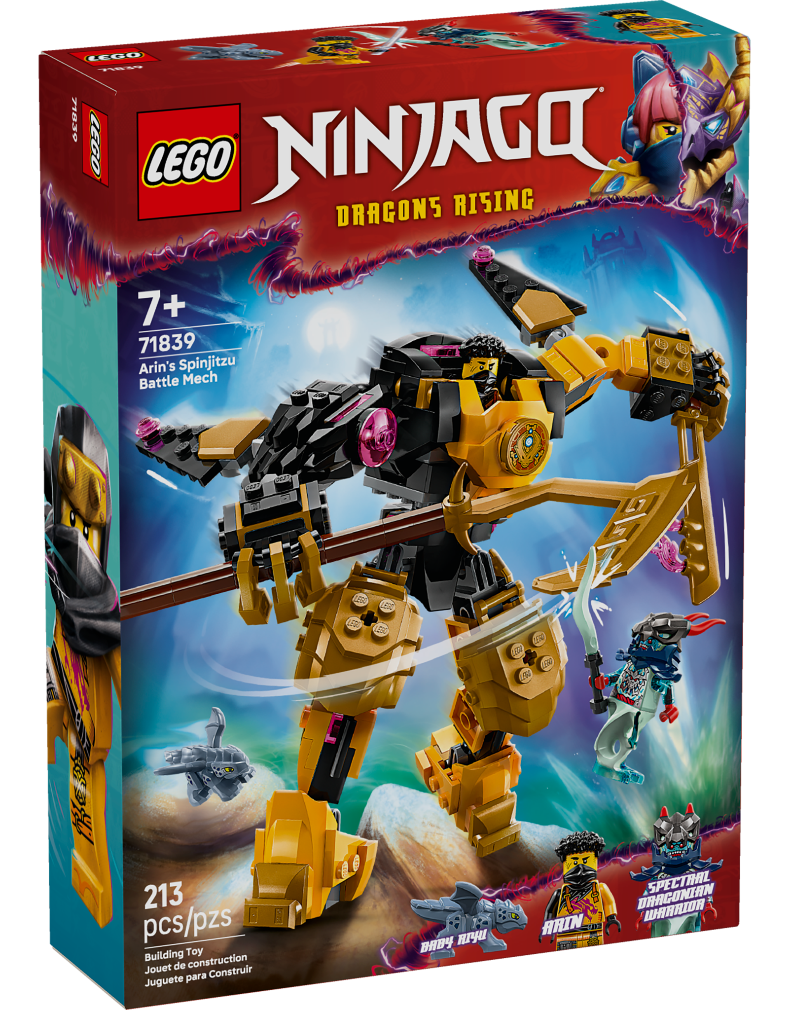 LEGO Ninjago 71839 Arin's Spinjitzu Battle Mech