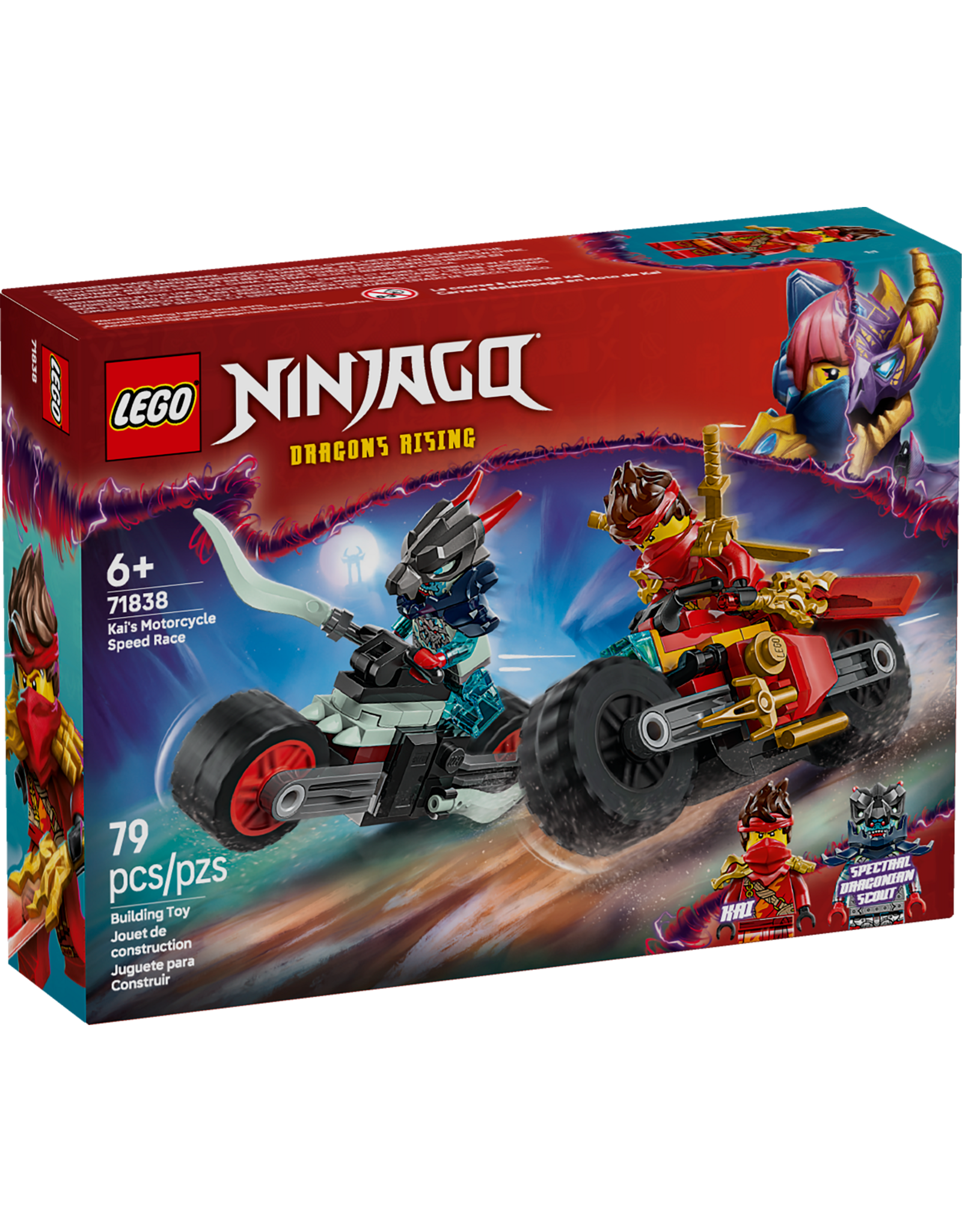 LEGO Ninjago 71838 Kai's Motorcycle Speed Race