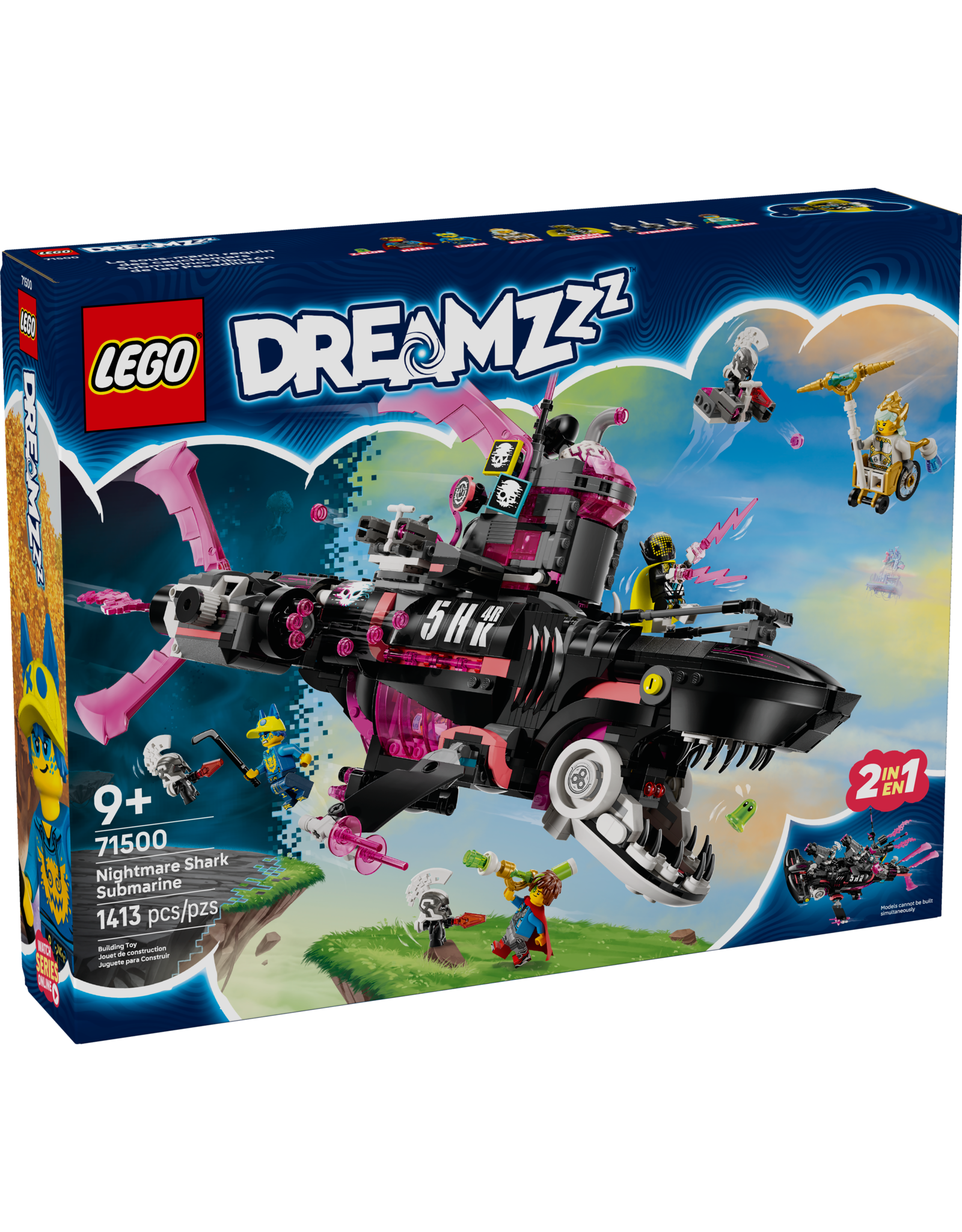 LEGO Dreamzzz 71500 Nightmare Shark Submarine