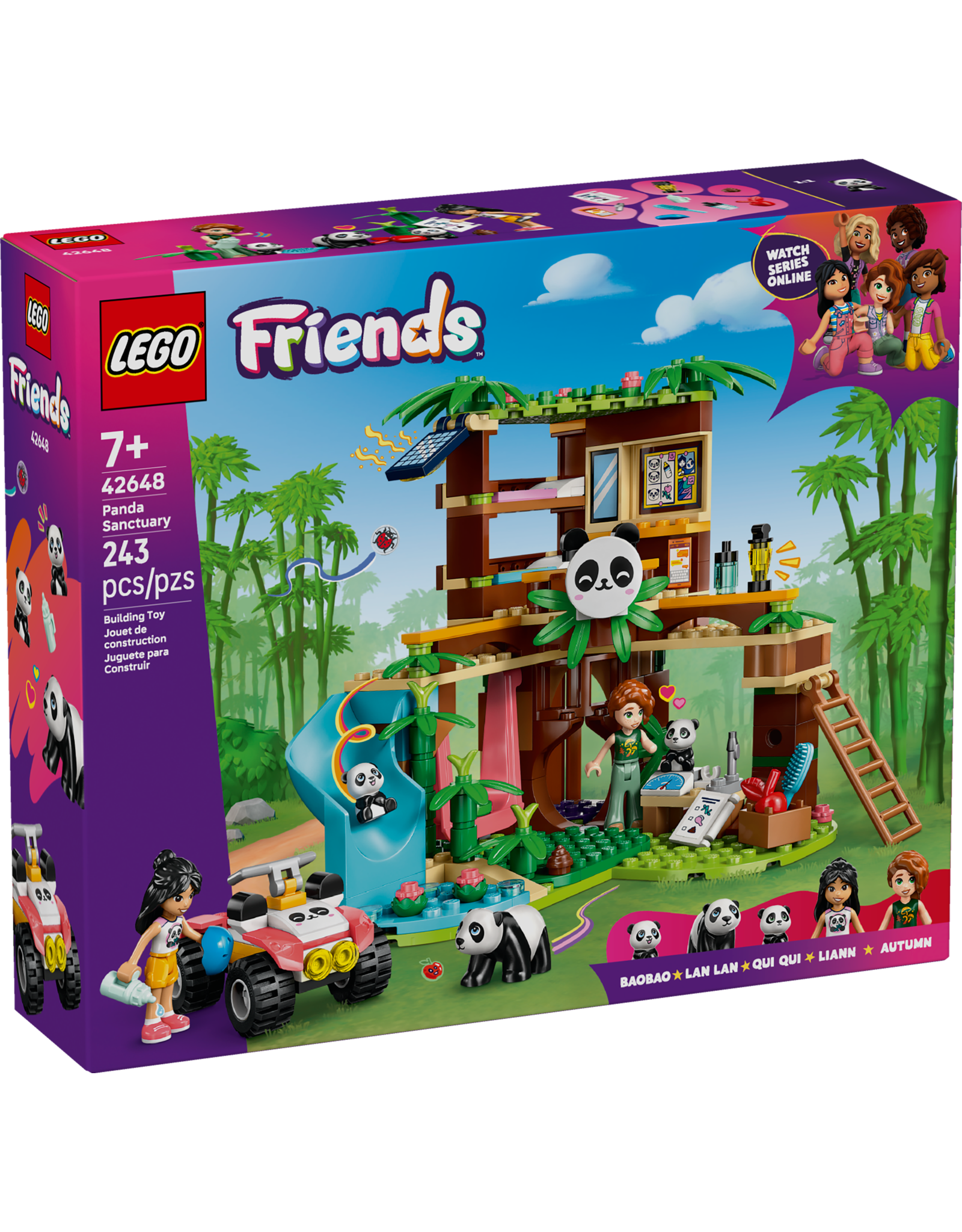 LEGO Friends 42648 Panda Sanctuary Animal Care