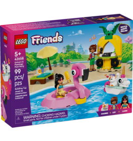 LEGO Friends 42658 Unicorn & Flamingo Pool Party