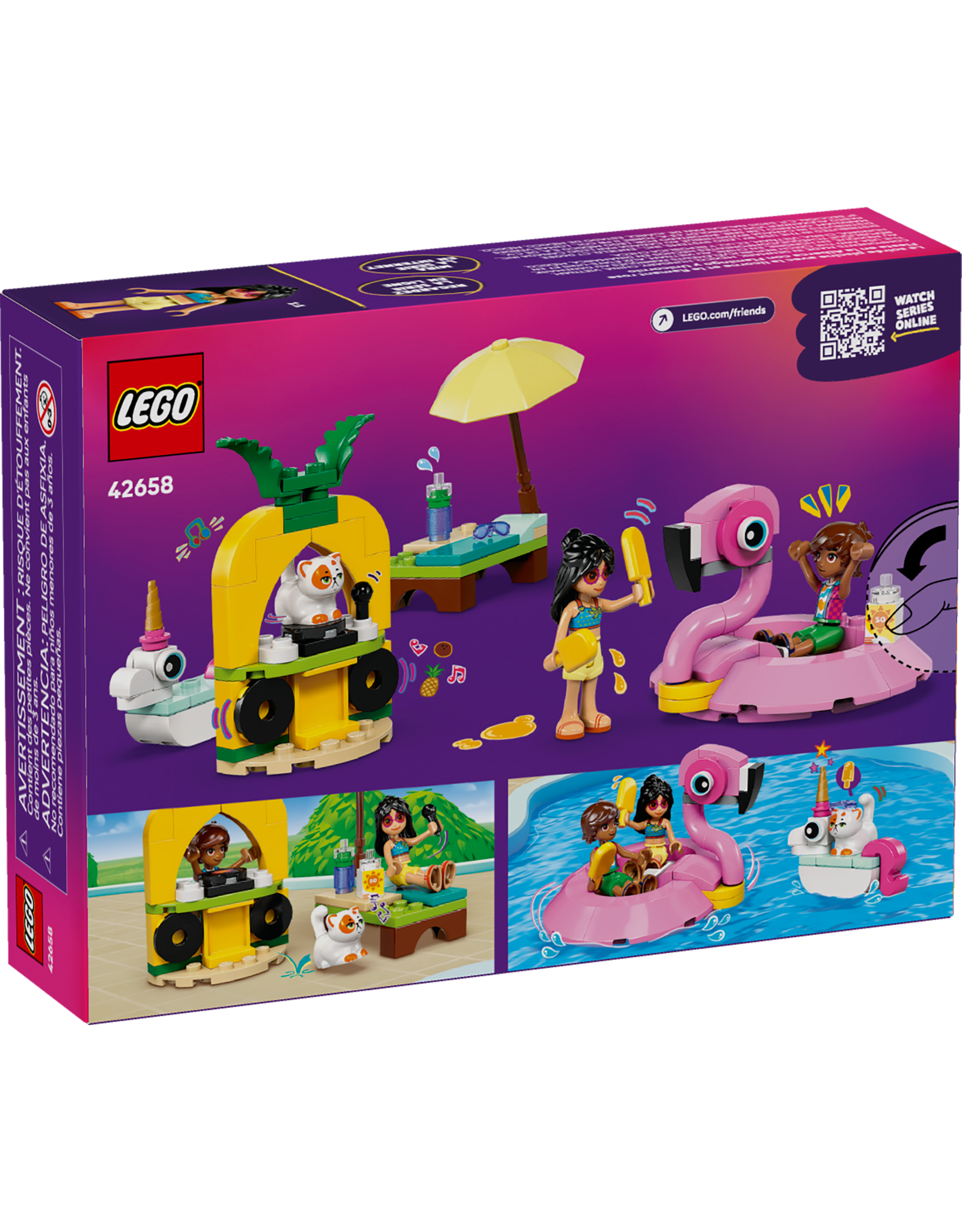 LEGO Friends 42658 Unicorn & Flamingo Pool Party
