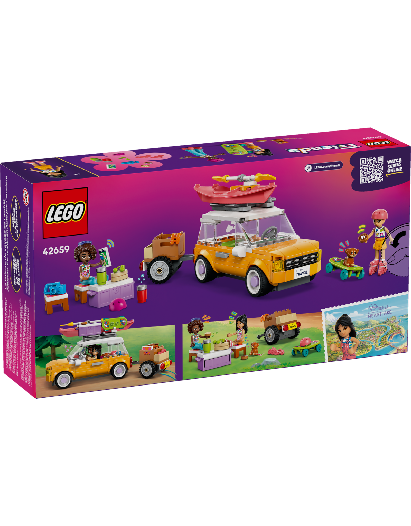 LEGO Friends 42659 Friendship Road-Trip Travel Car