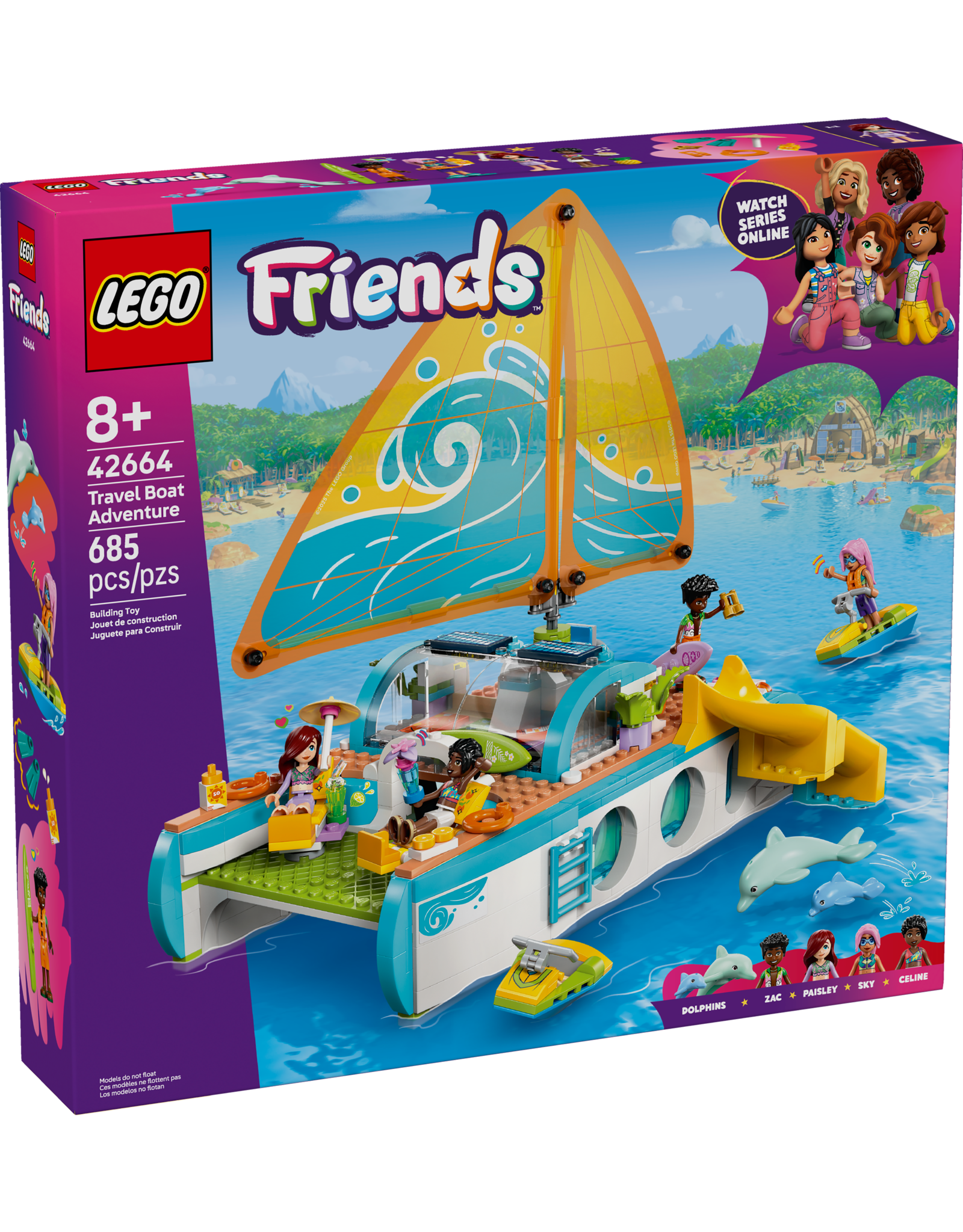 LEGO Friends 42664 Travel Boat Adventure