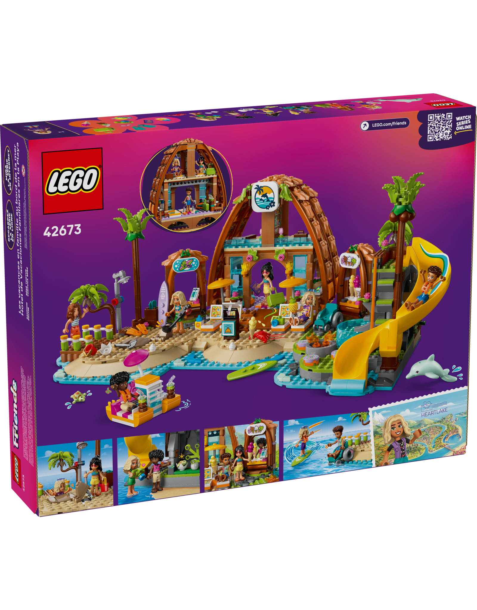 LEGO Friends 42673 Family Vacation Beach Resort