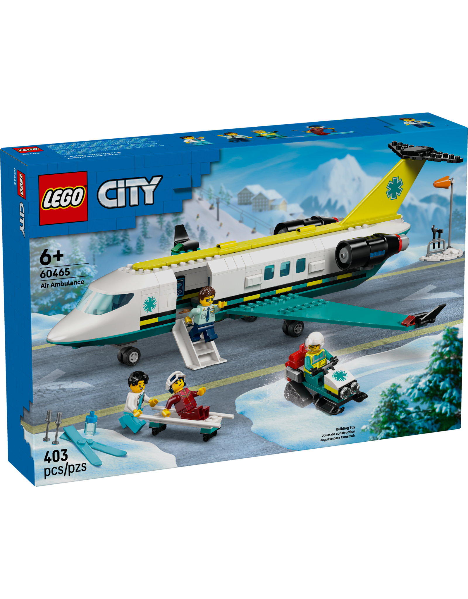 LEGO City 60465 Emergency Air Ambulance Airplane