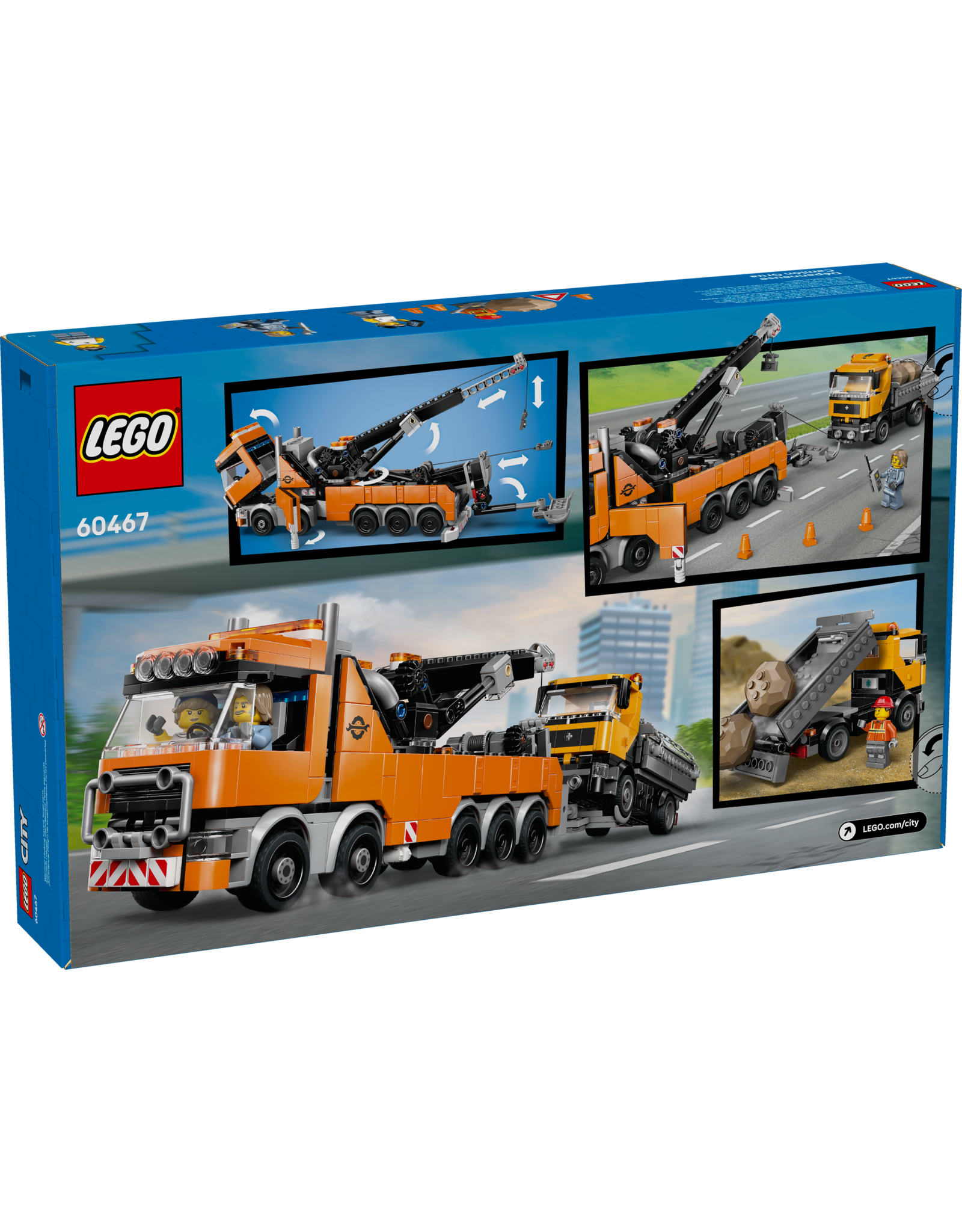 LEGO City 60467 Heavy-Duty Recovery Tow Truck